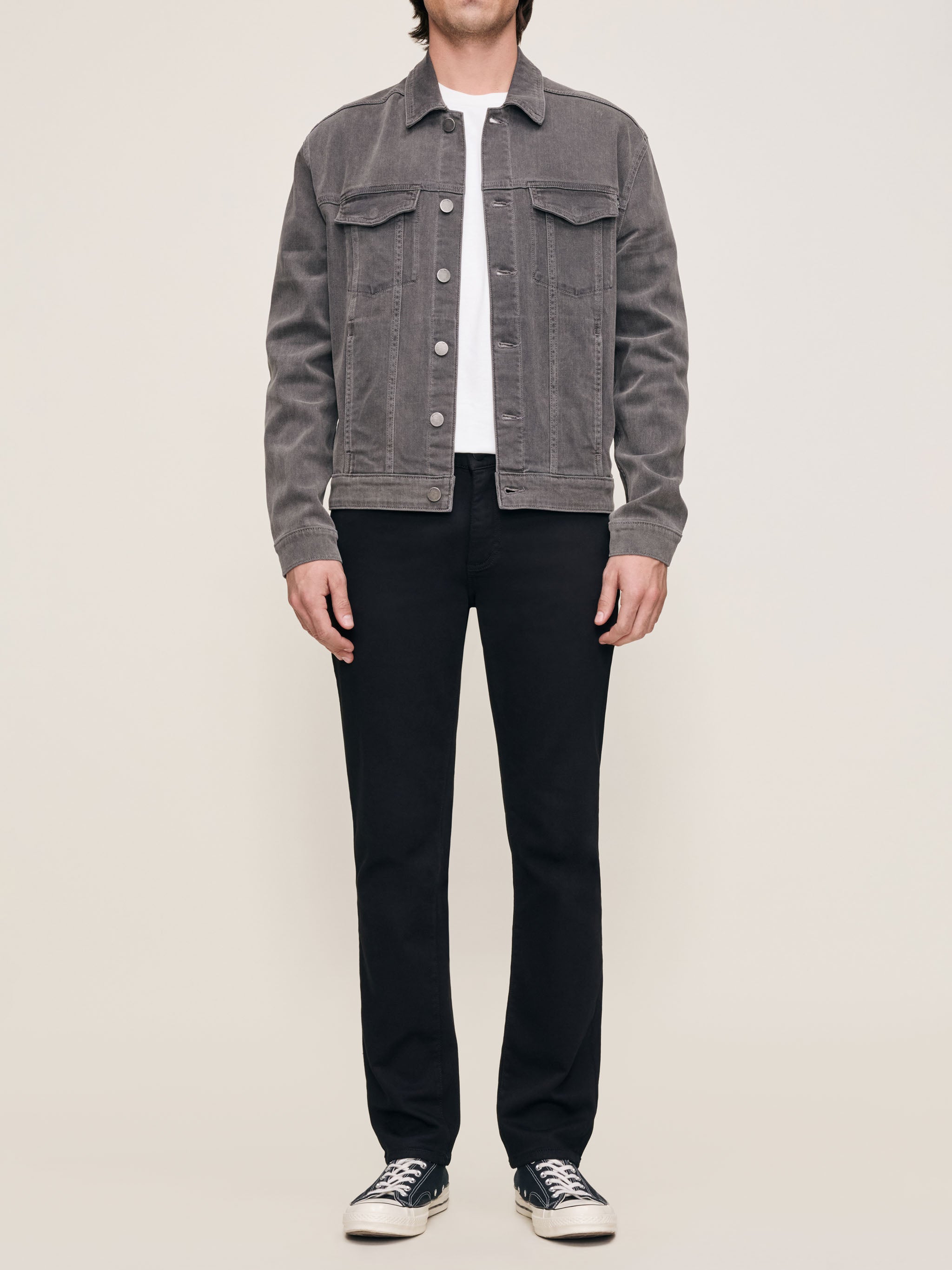 Russell Slim Straight Jeans | Cavern (Black)