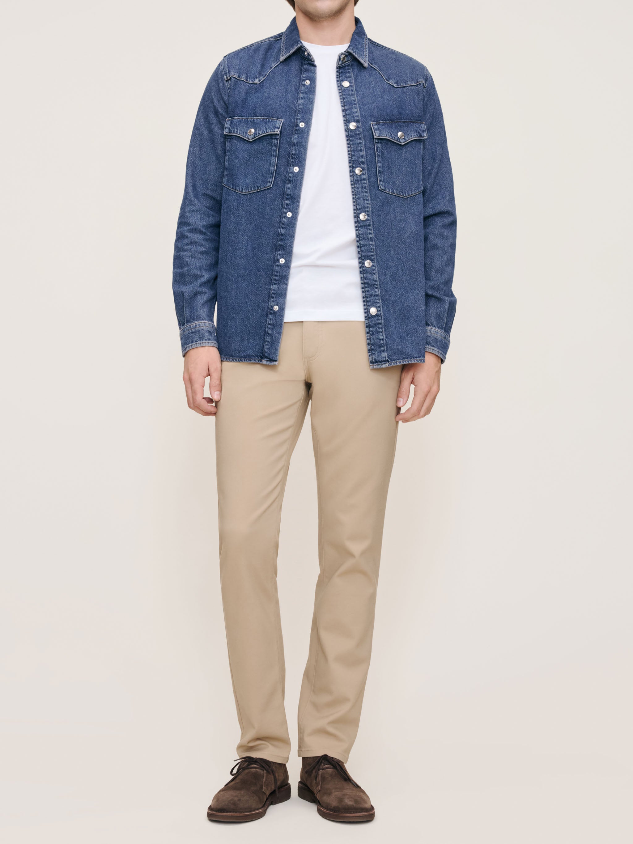 Ivan Slim Trouser | Sepia (Khaki)