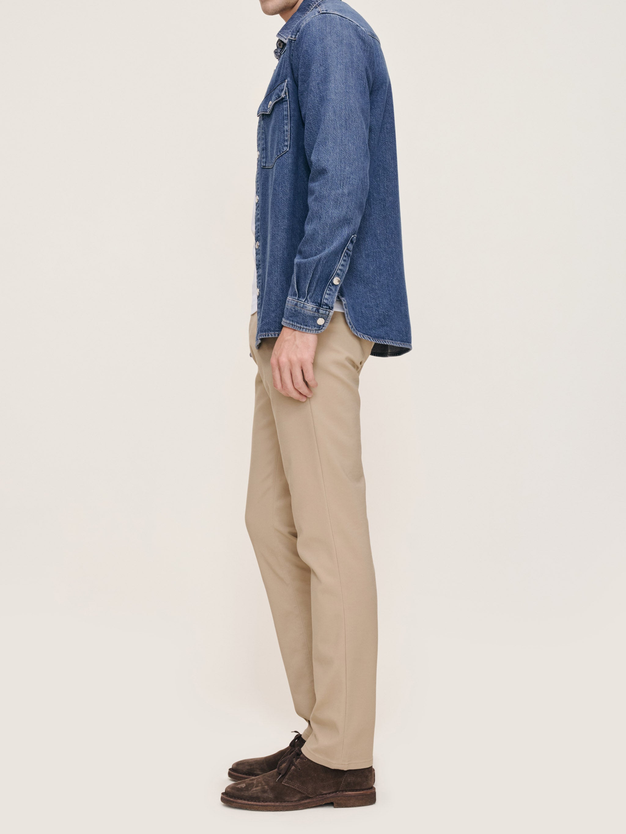 Ivan Slim Trouser | Sepia (Khaki)