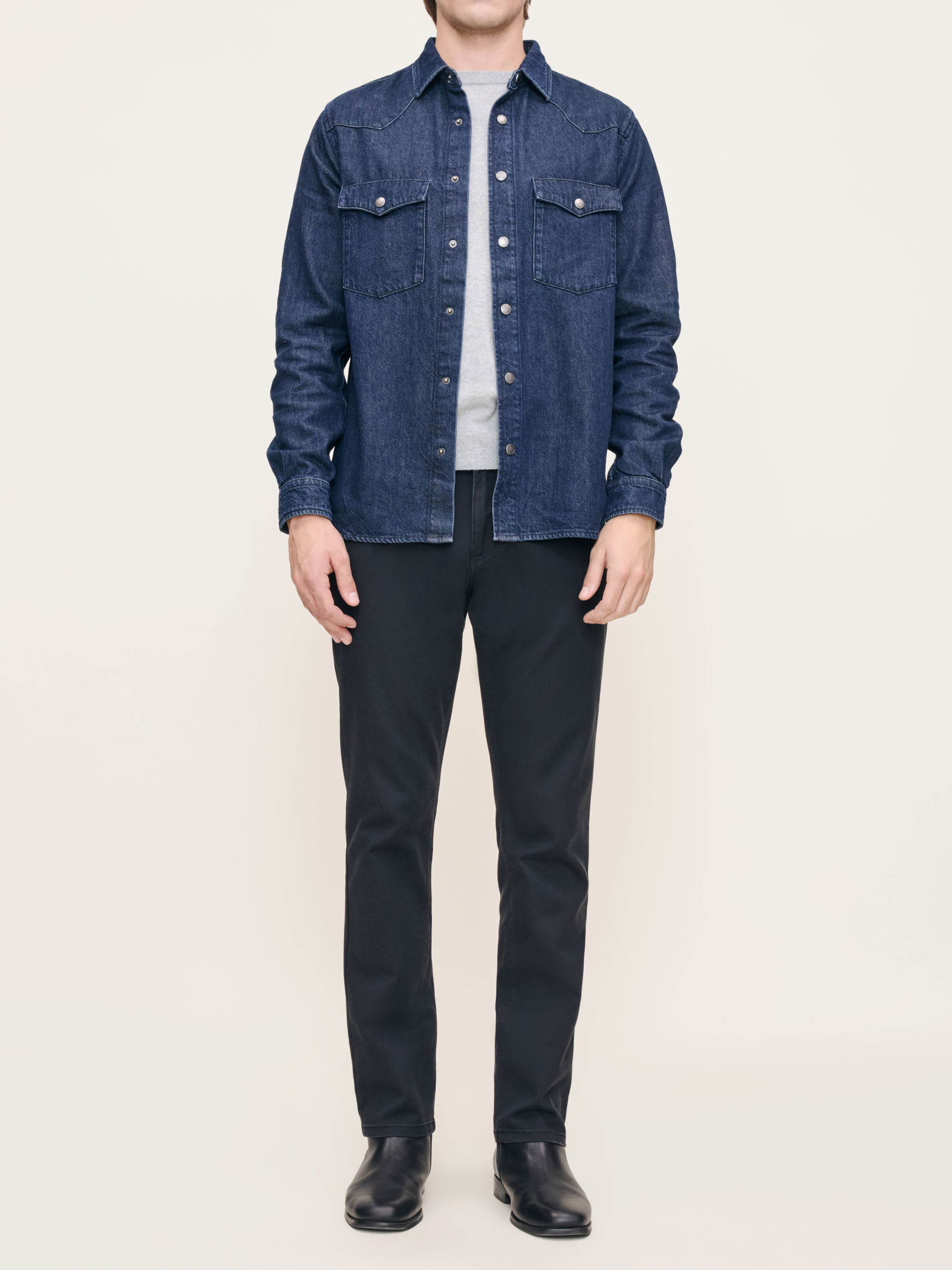 Ivan Slim Trouser | Black Onyx