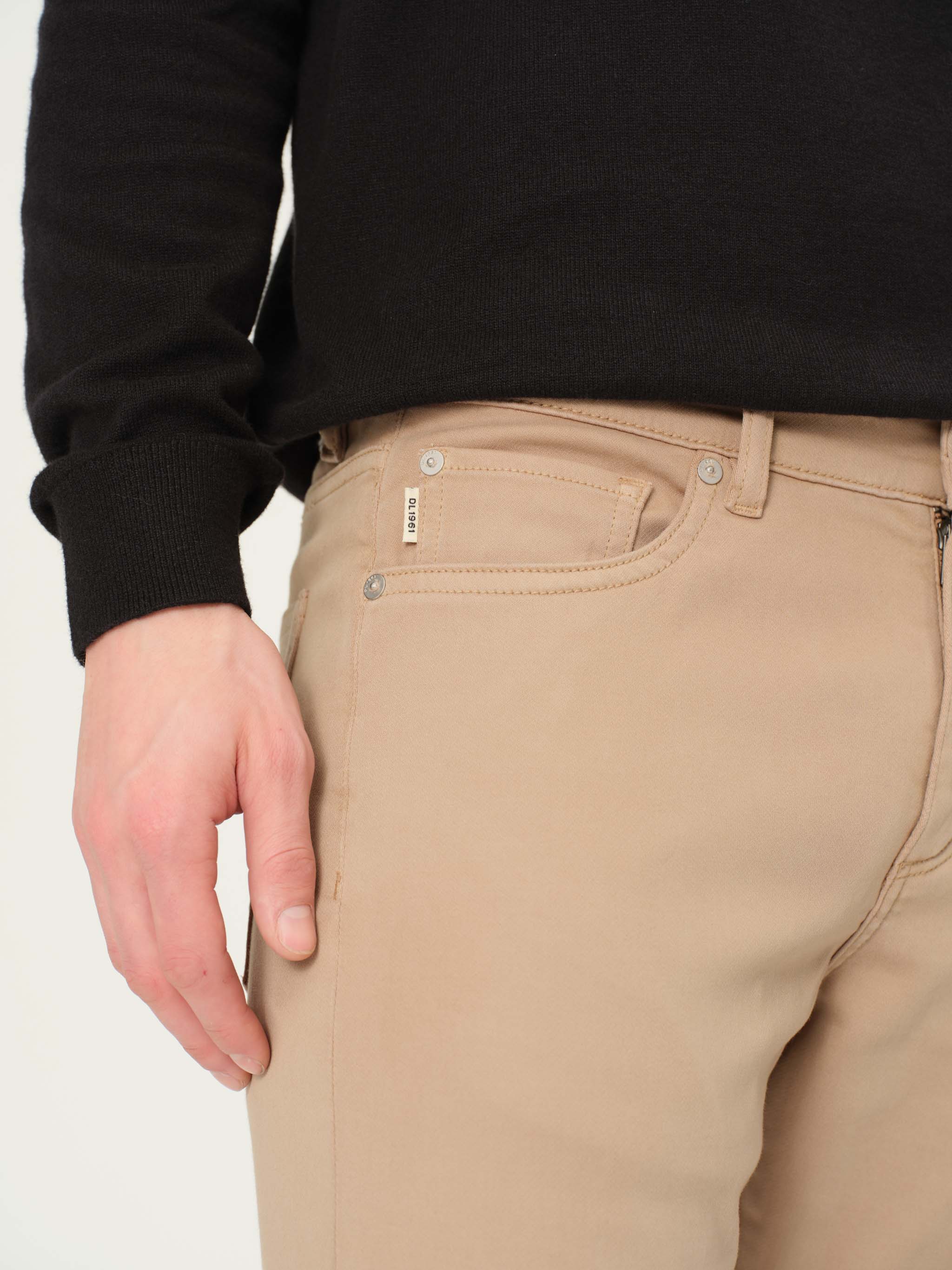 Russell Slim Straight Jeans | Sand Stone