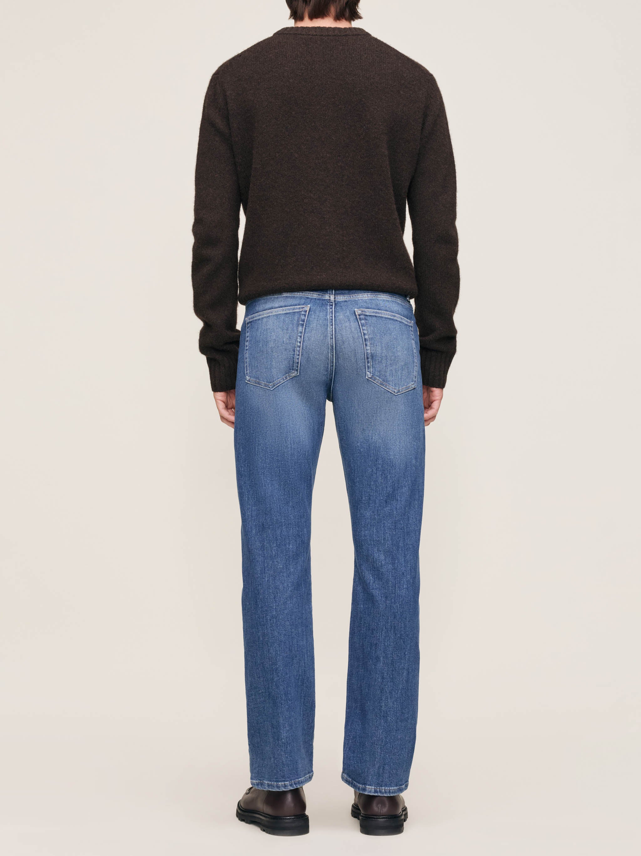 Avery Relaxed Straight Jeans | Sea Harbor (Mid Indigo)