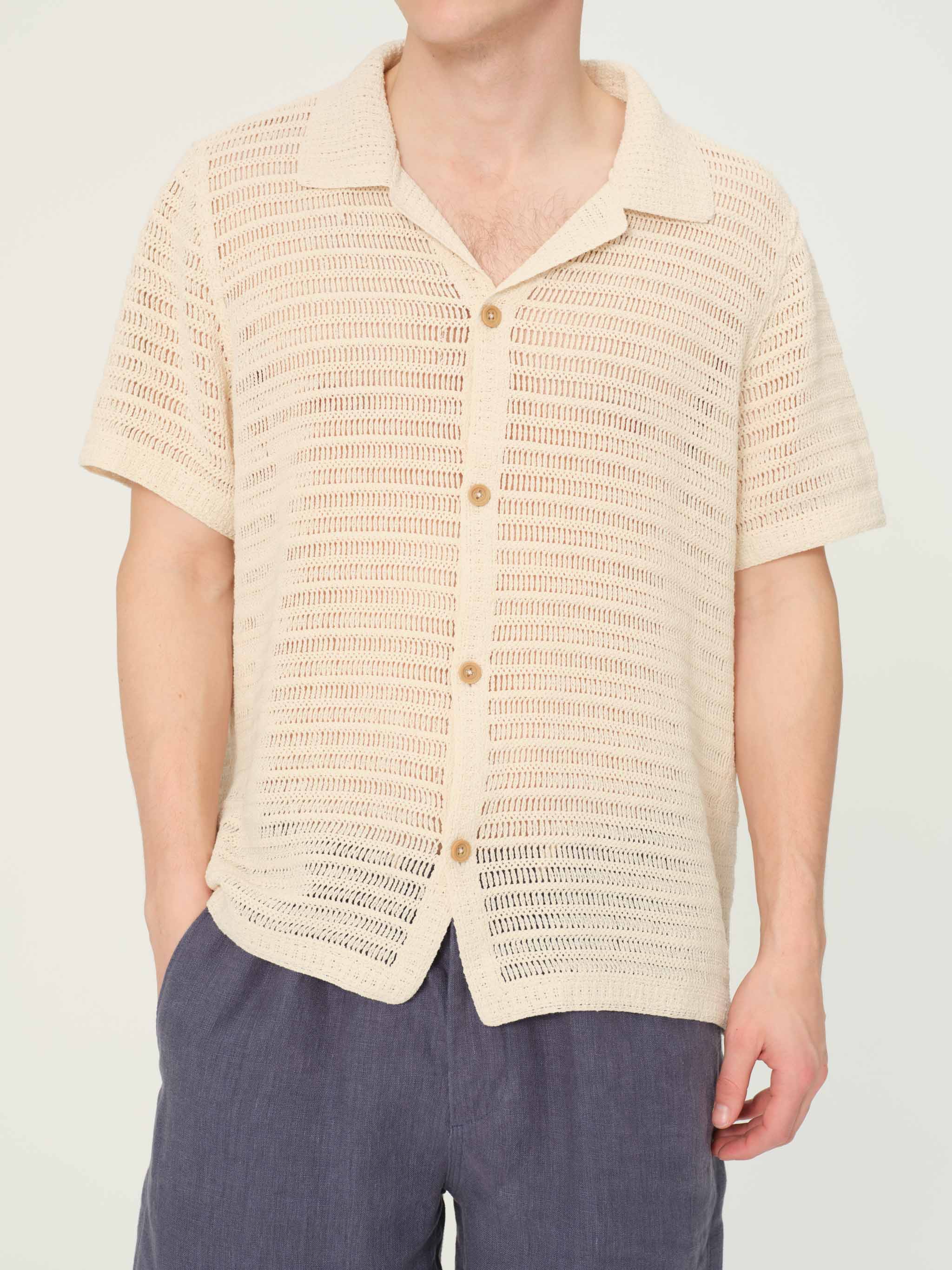 Hugh Shirt Unisex | Cream