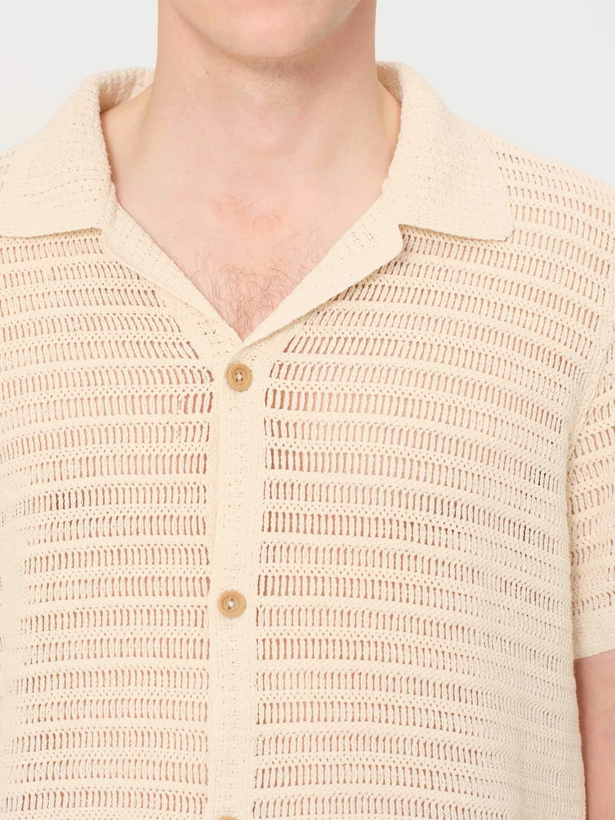 Hugh Shirt Unisex | Cream