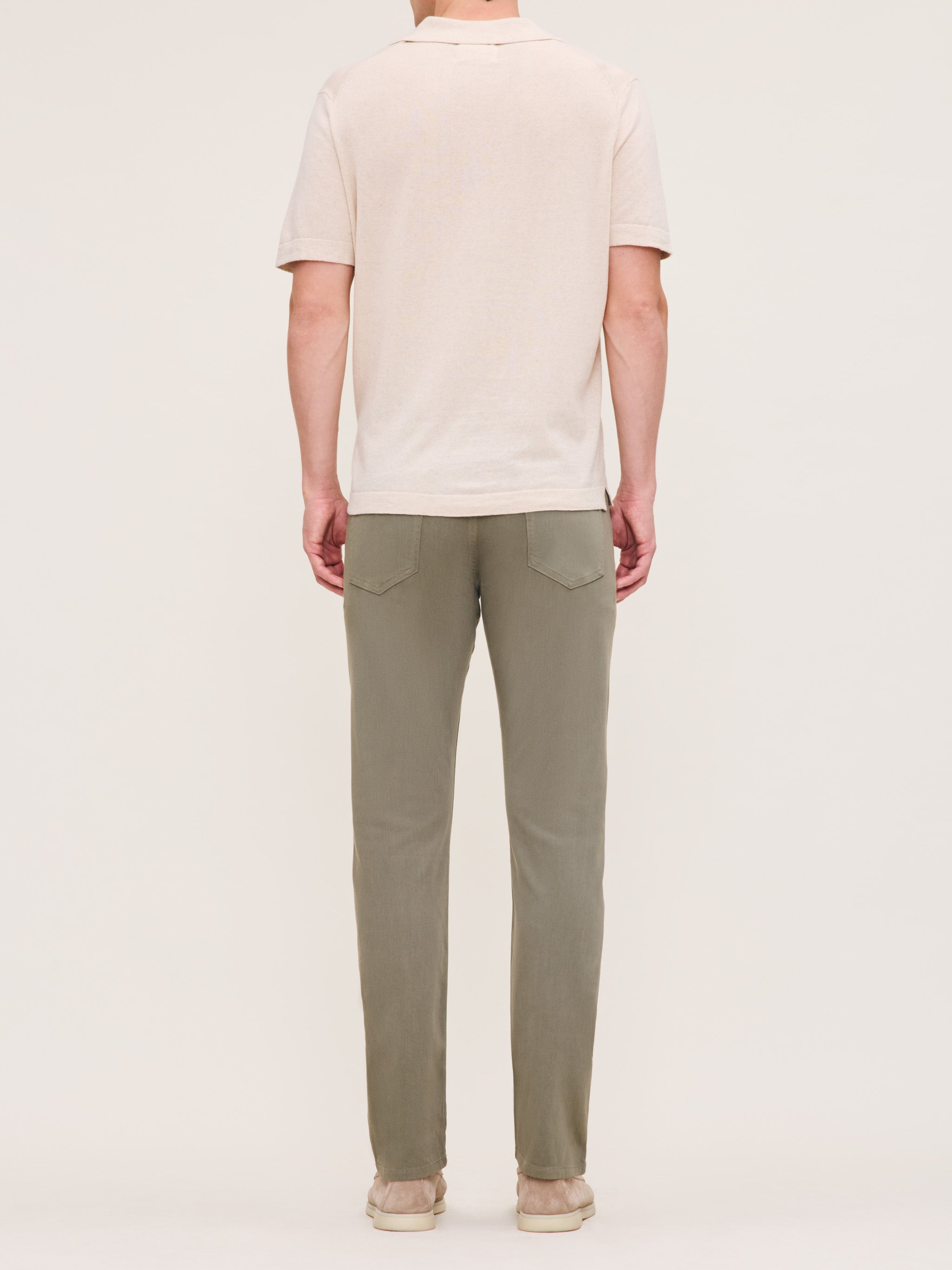 Men's Slim Green Pants