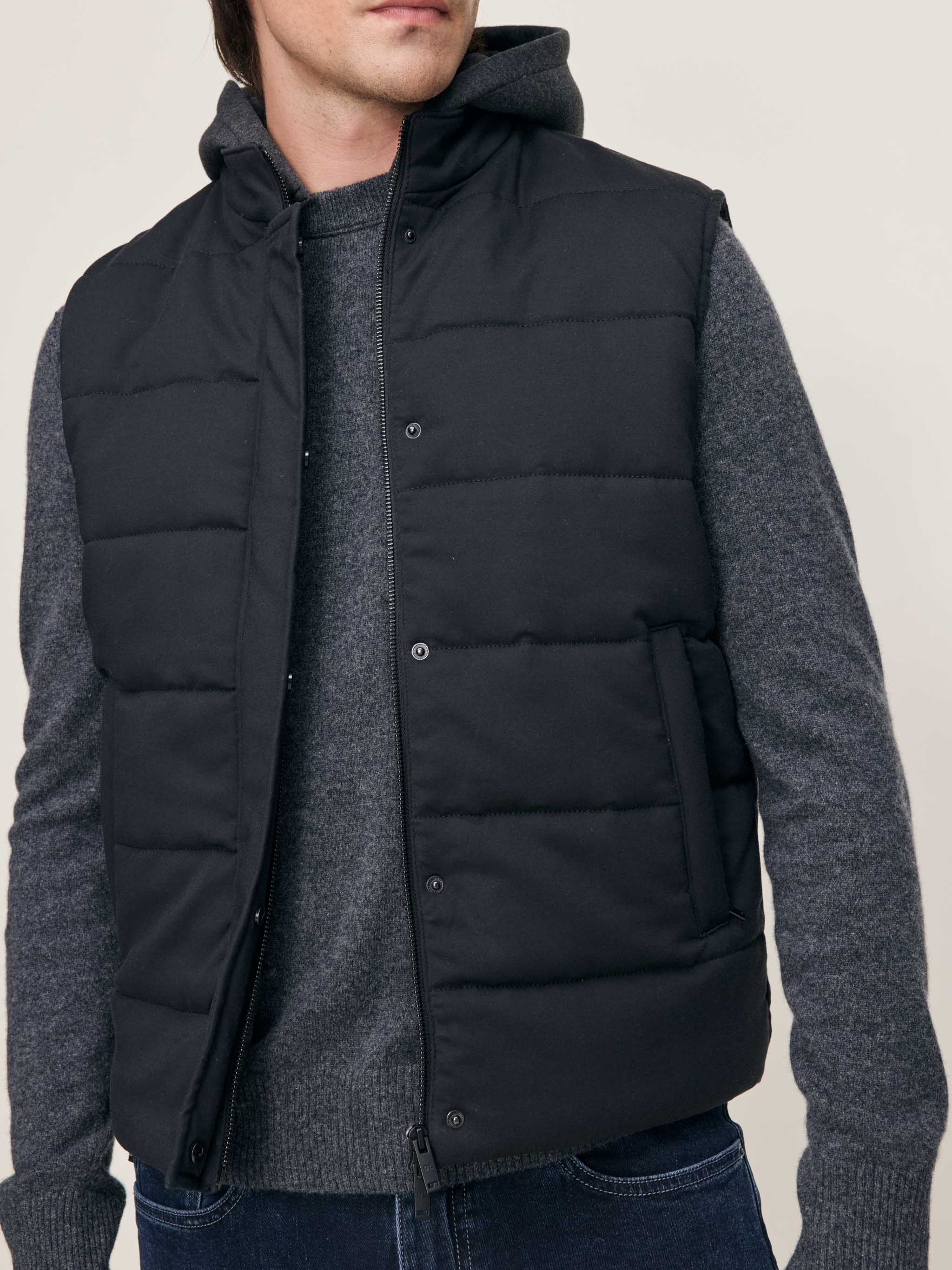 Padded Vest | Black Onyx