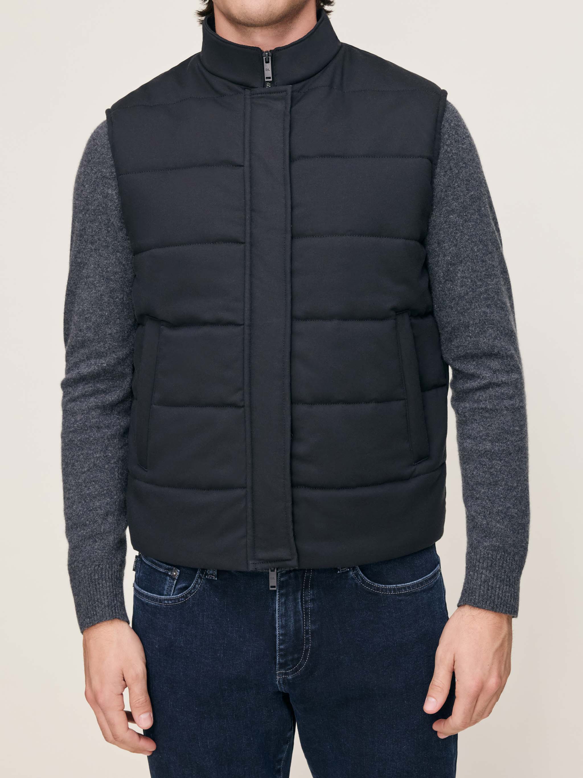 Padded Vest | Black Onyx