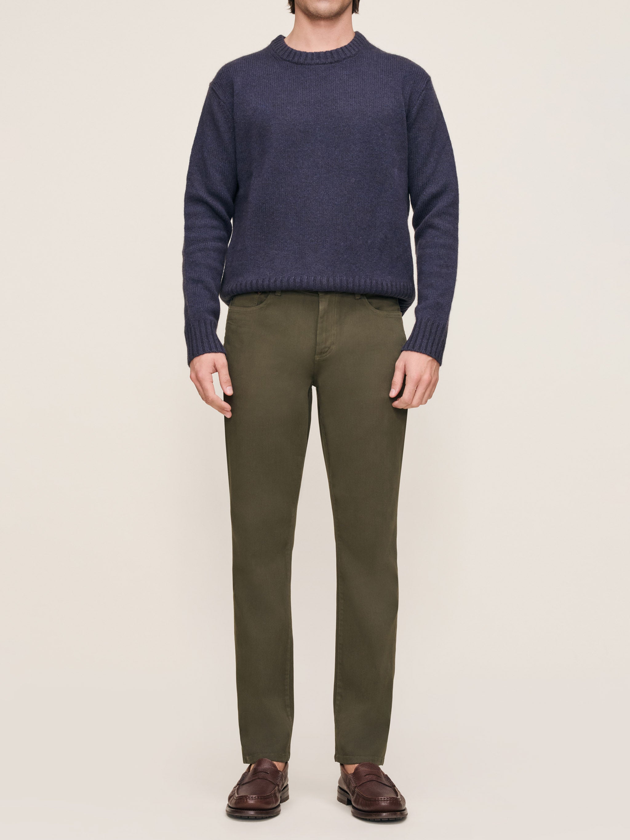 Russell Slim Straight Pants | Forest