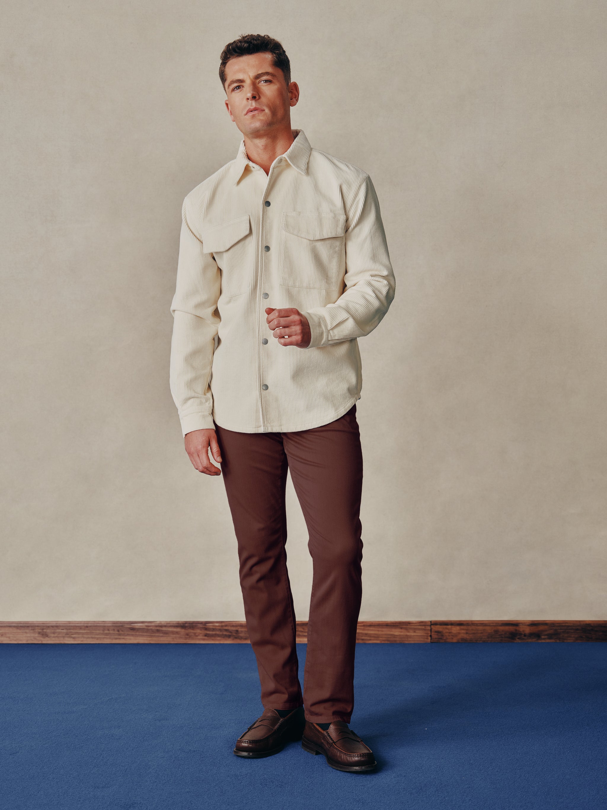 Russell Slim Straight Jeans | Chestnut