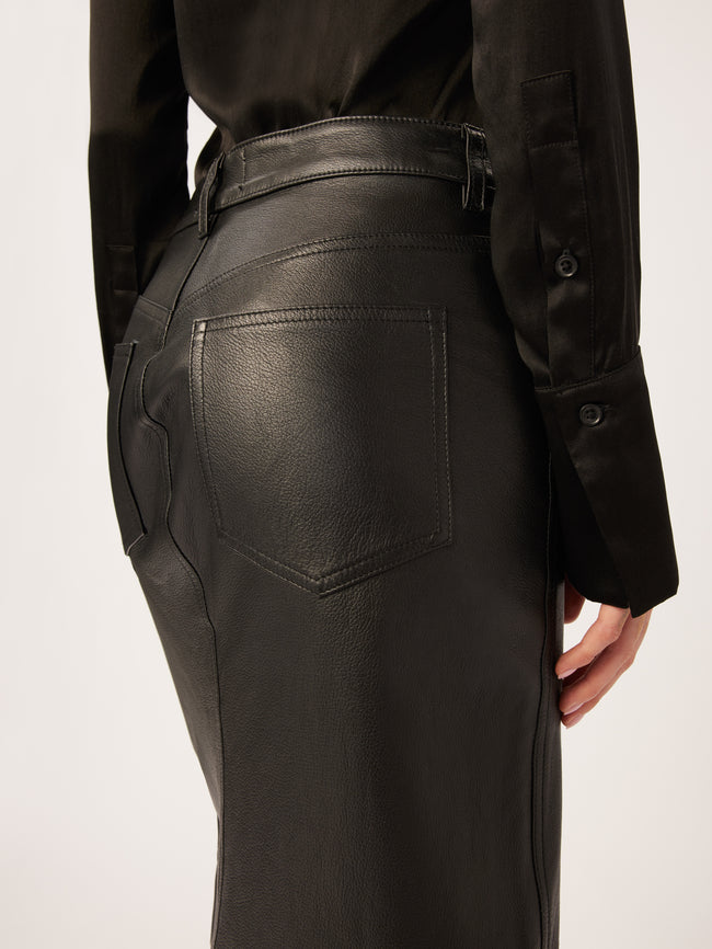 Asra Skirt Maxi | Obsidian