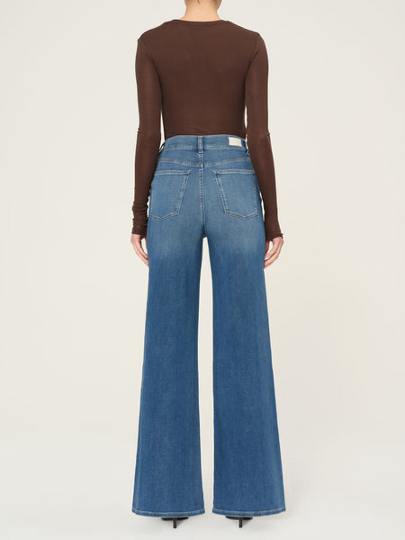 Hepburn Wide Leg Pant | Black
