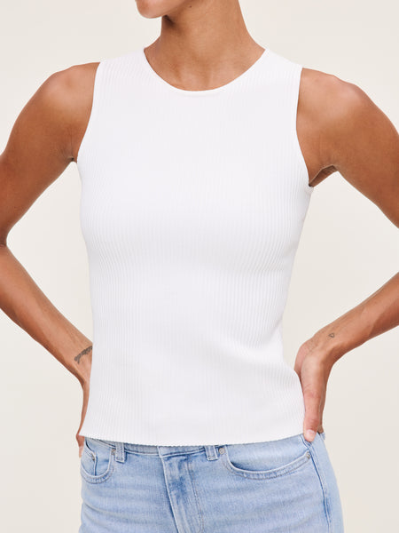 トップス Ribbed Jersey Tank Prada Ribbed Jersey Tank Top | Saks Fifth Avenue