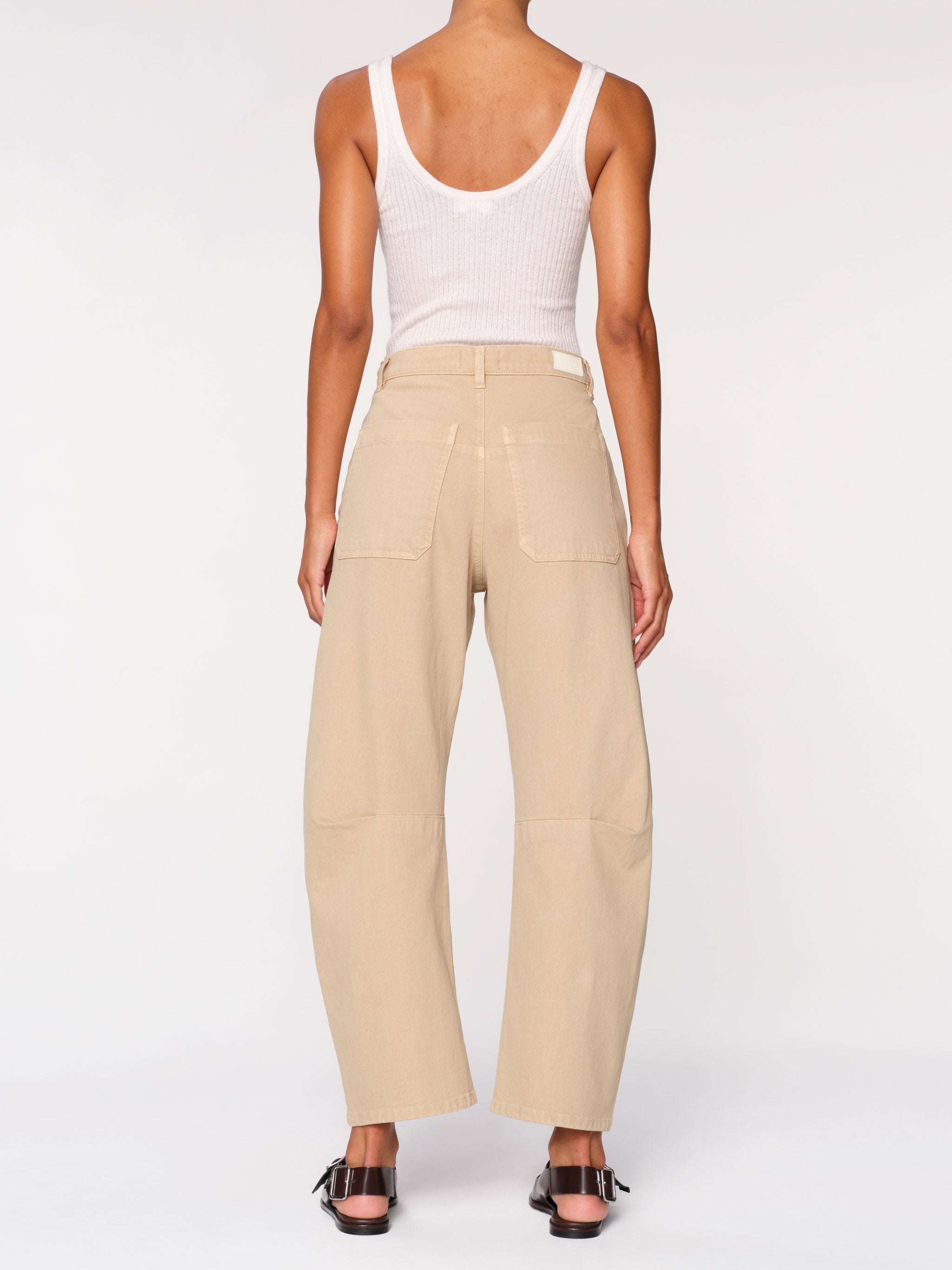 Women's Khaki Twill Jogger