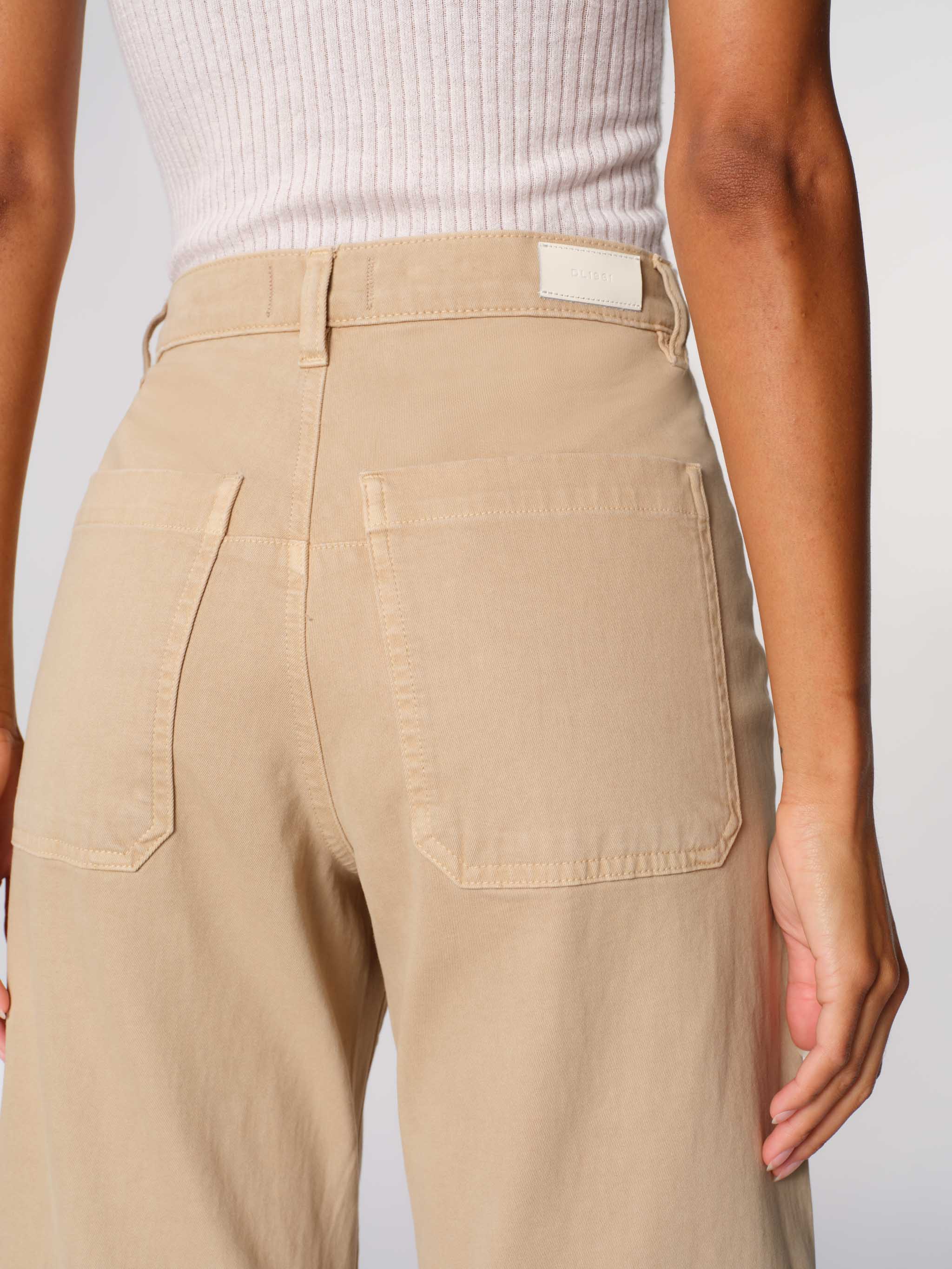Women's Khaki Twill Jogger