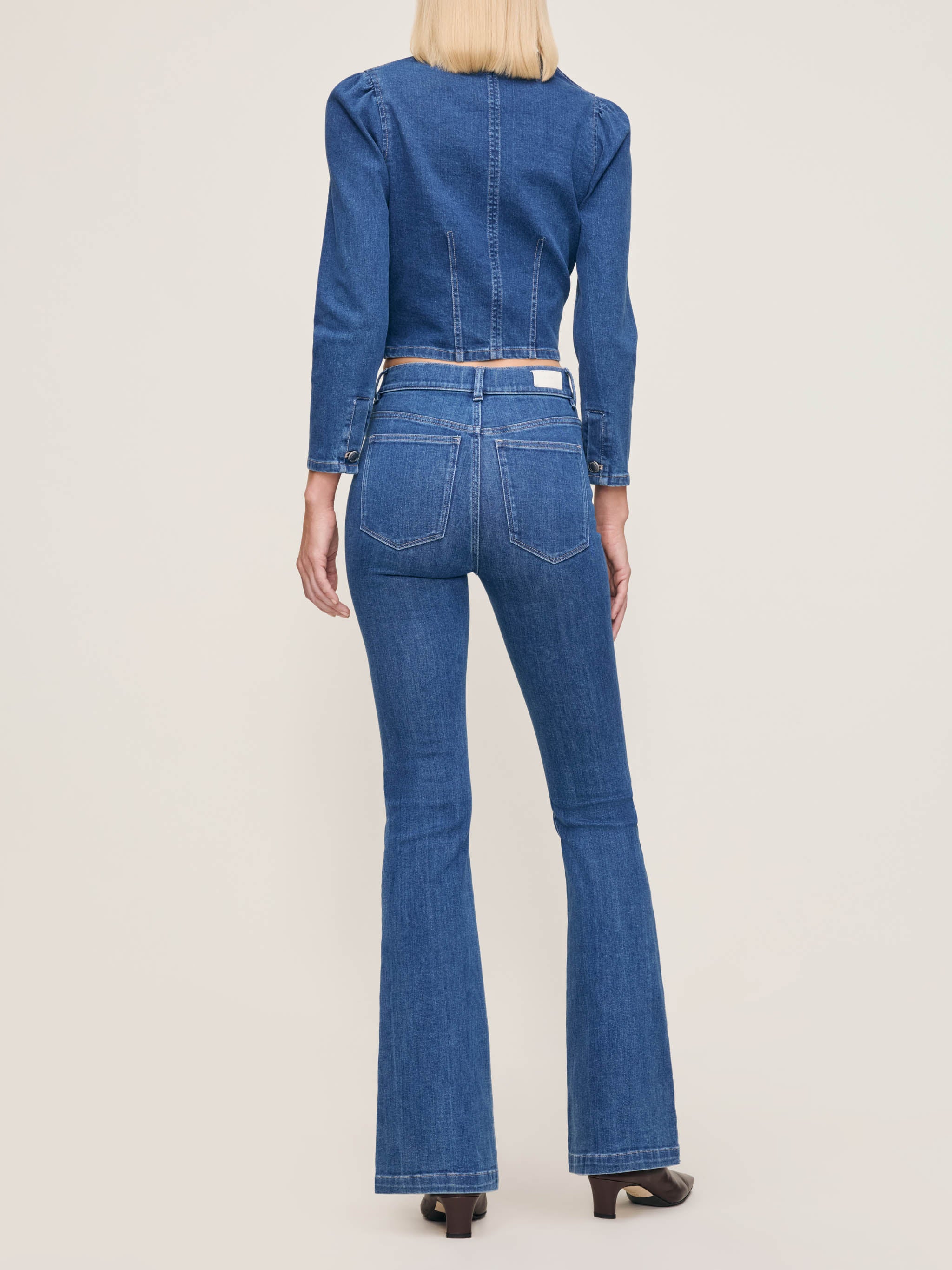 women's shirt blue jean