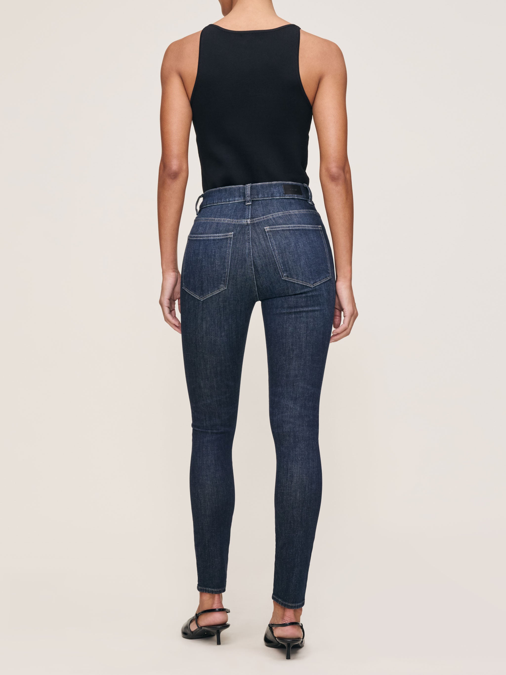 women's skinny blue jean