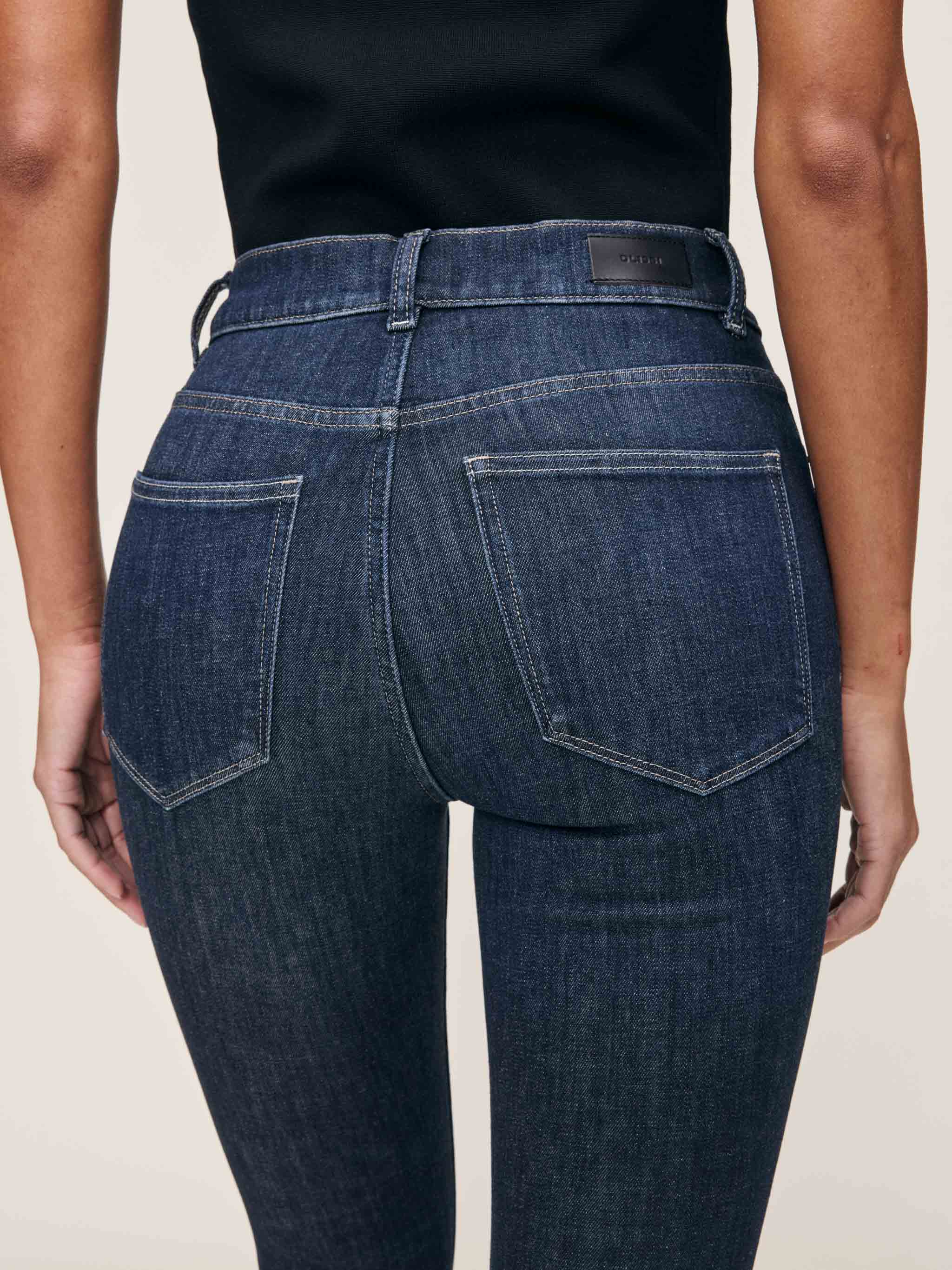 women's skinny blue jean