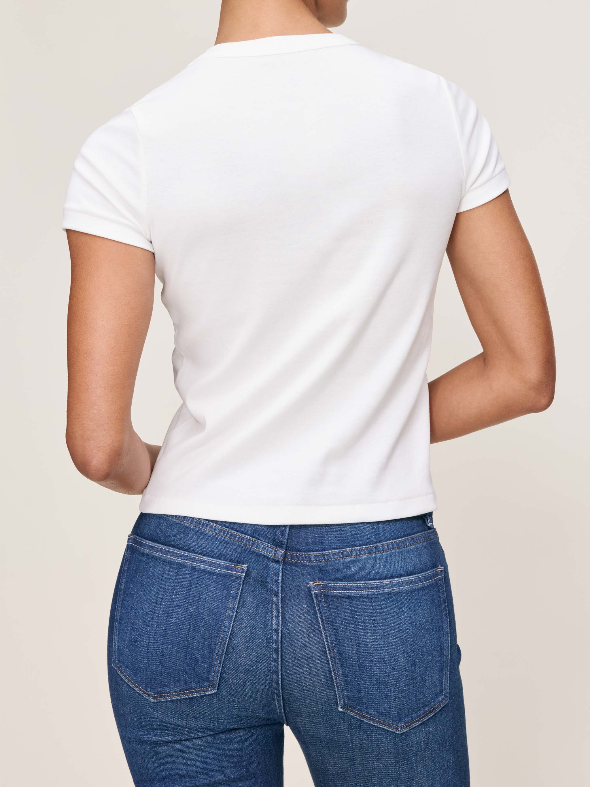 women's white tee