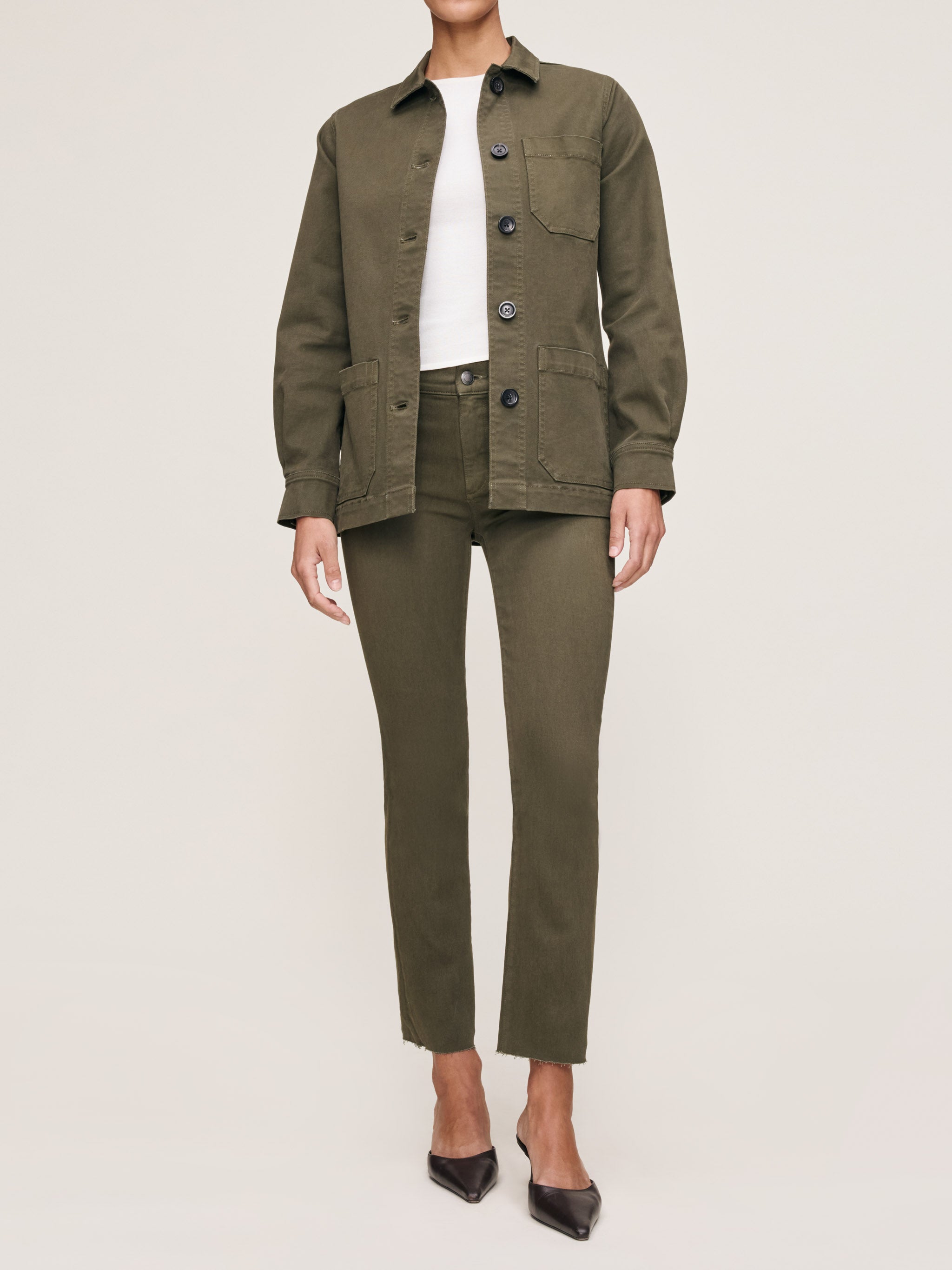 women's coat green