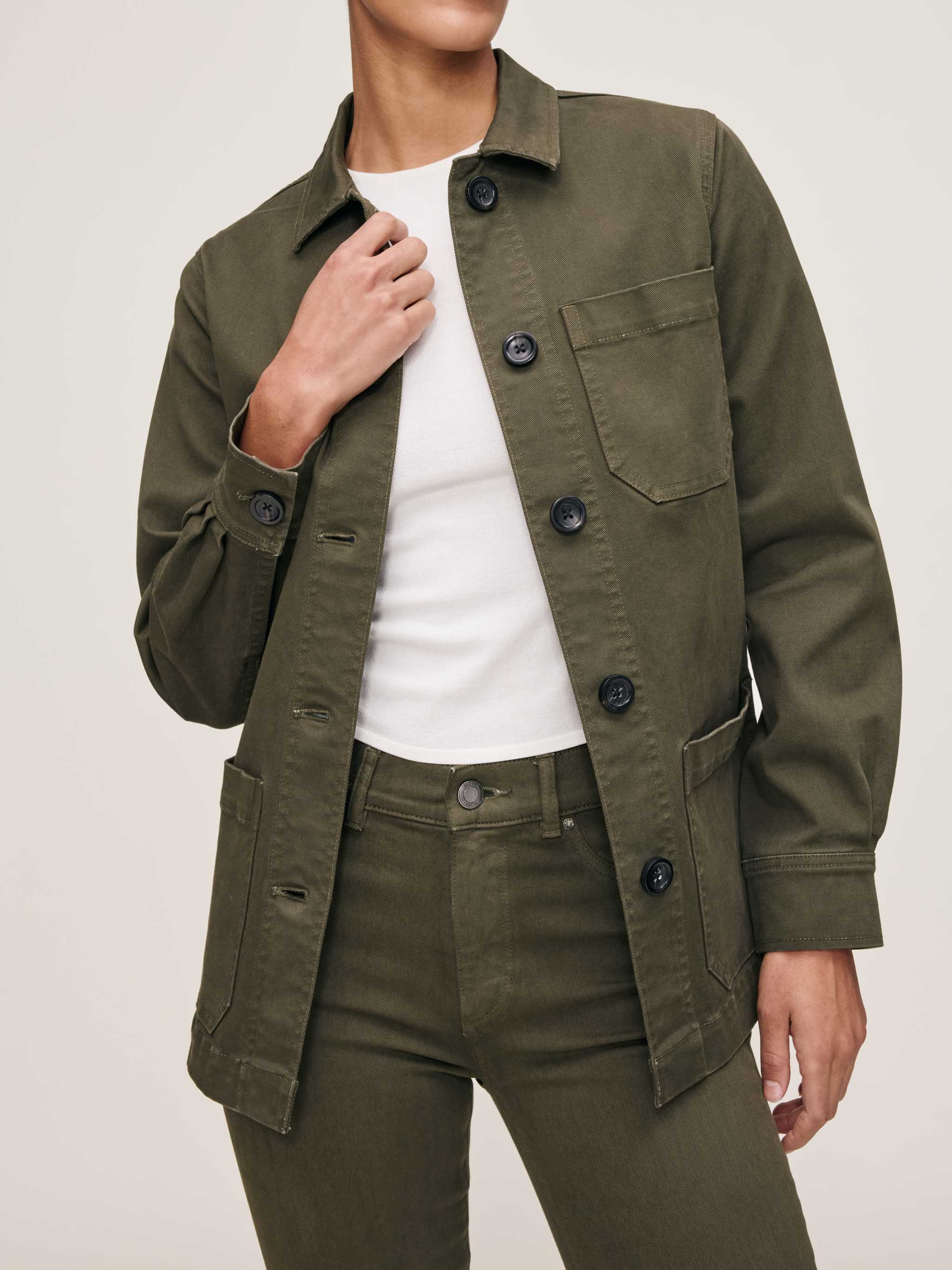 women's coat green