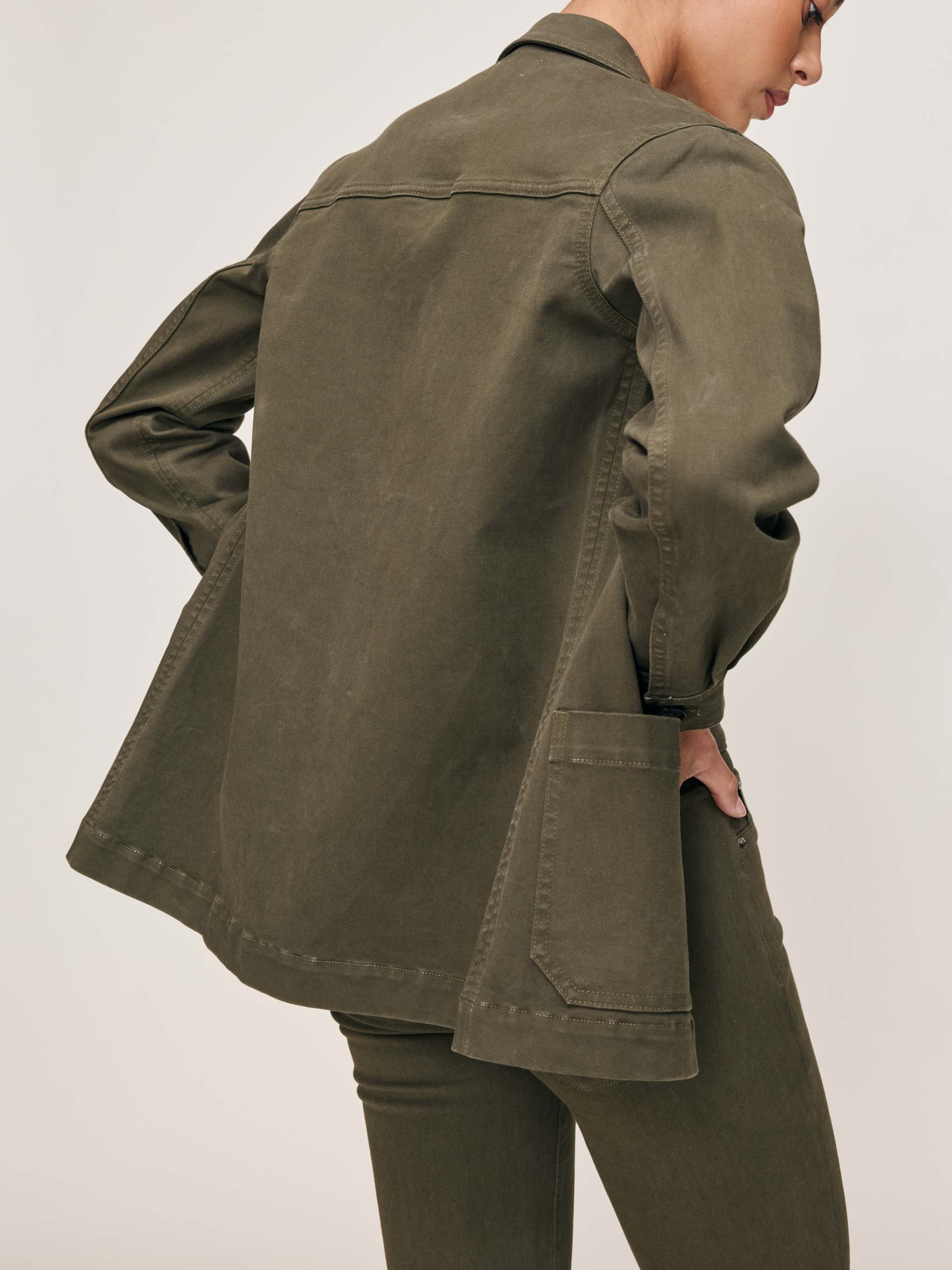 women's coat green