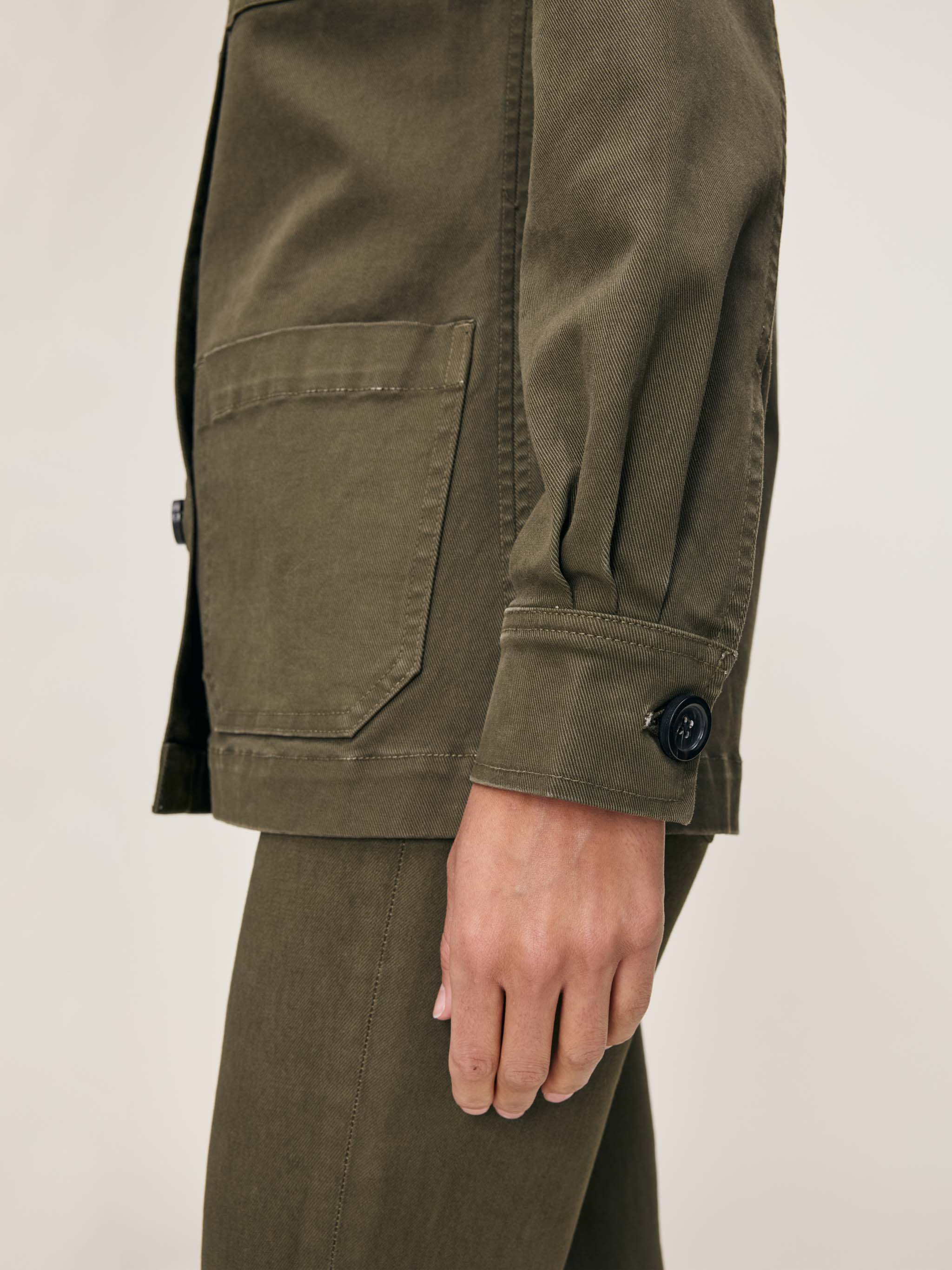 women's coat green