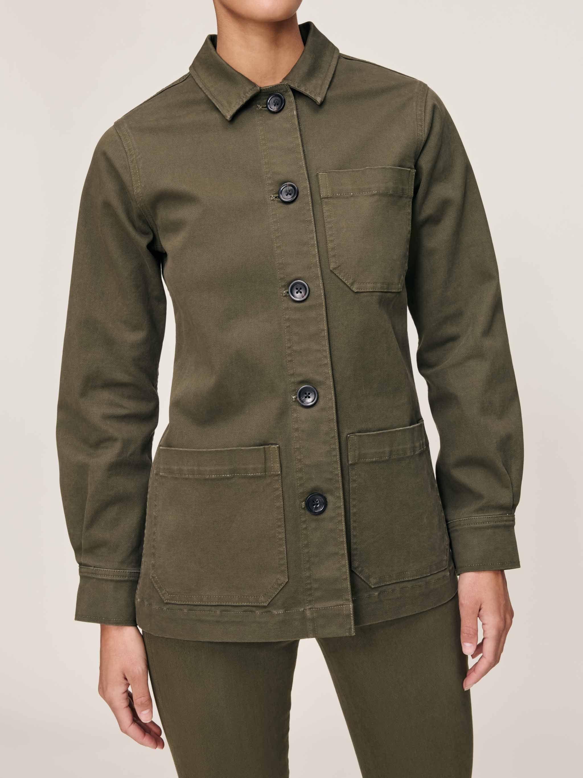 women's coat green
