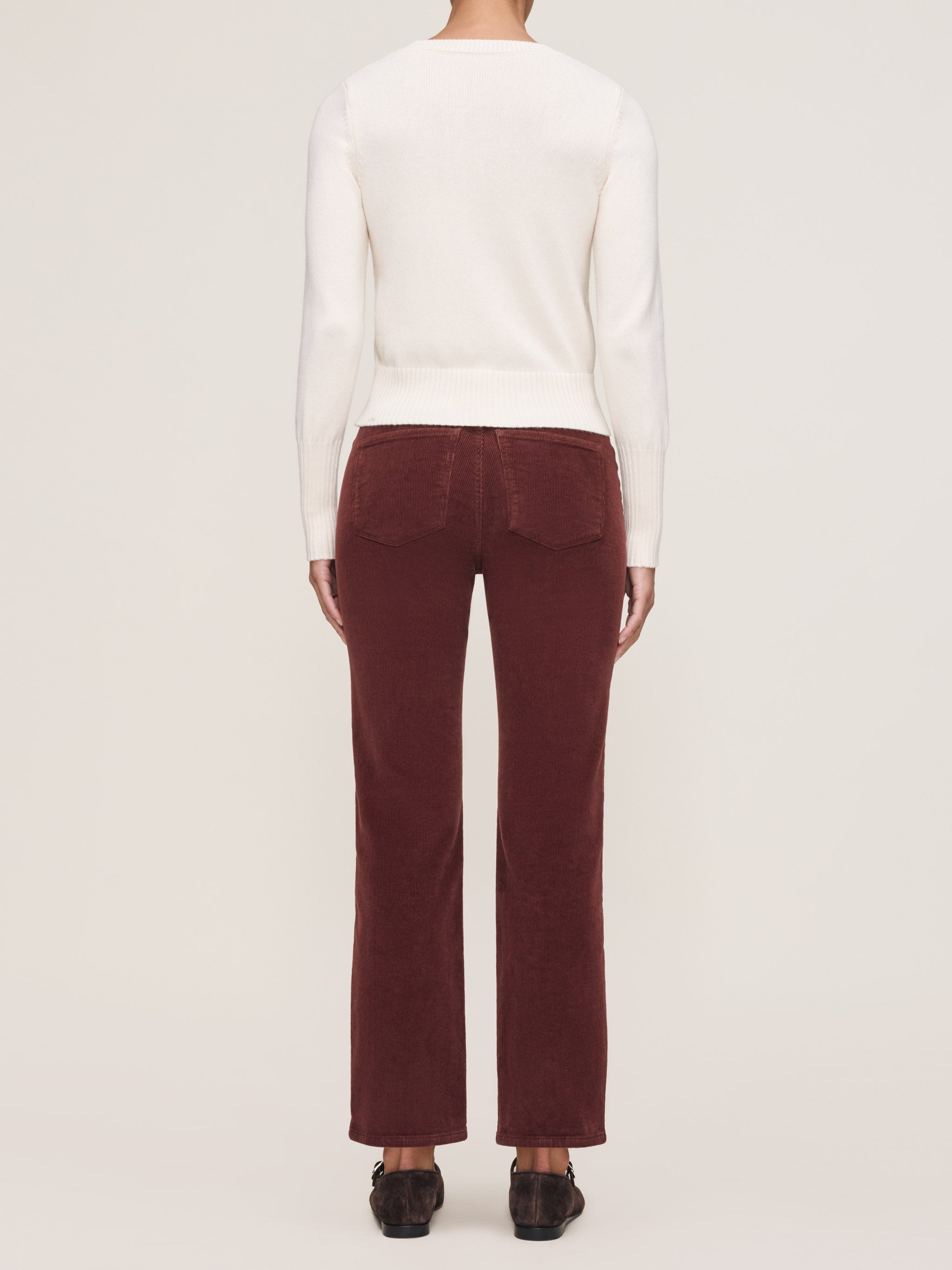 Patti Straight High Rise Ankle Jeans | Syrah