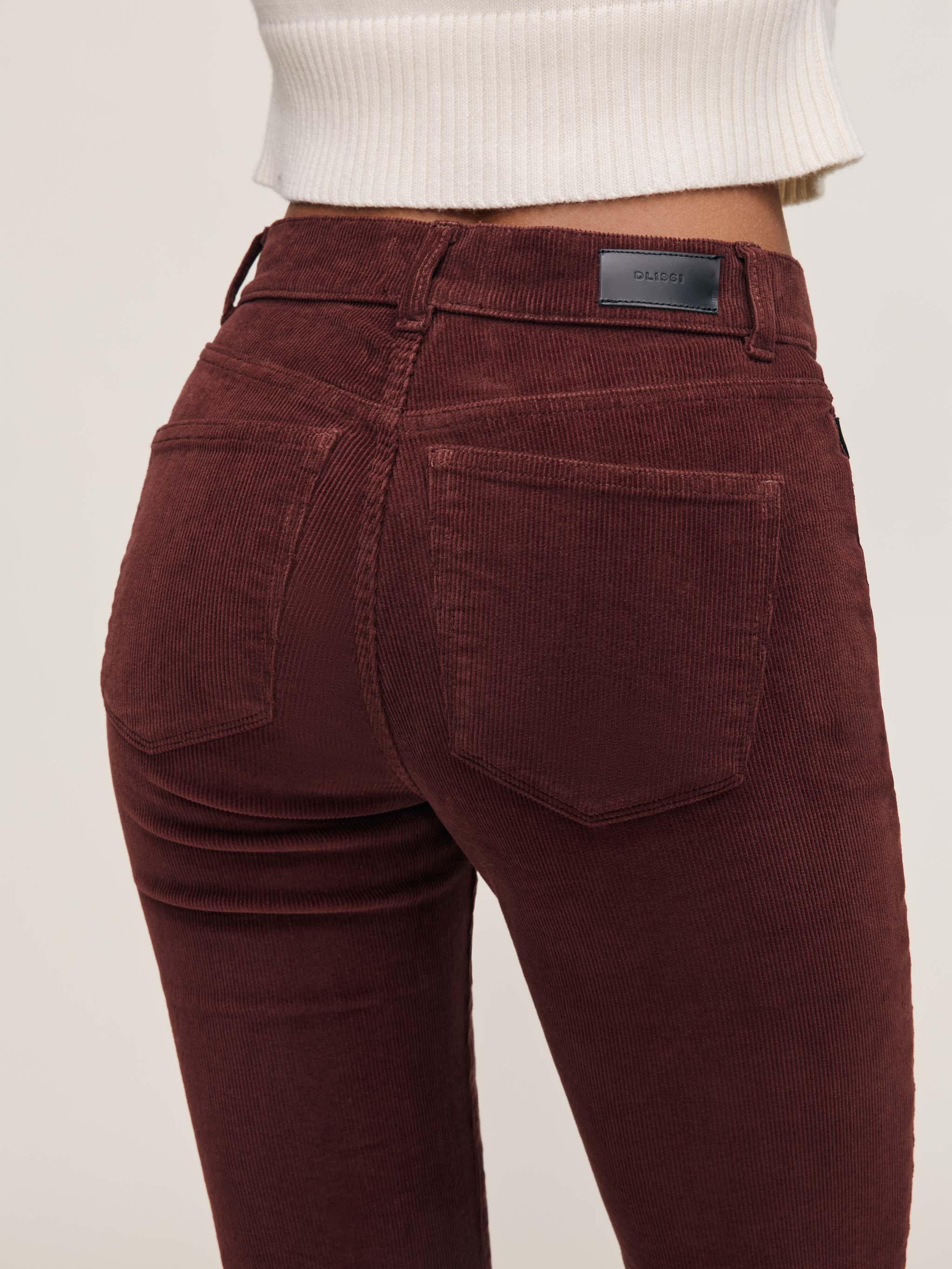 Patti Straight High Rise Ankle Jeans | Syrah