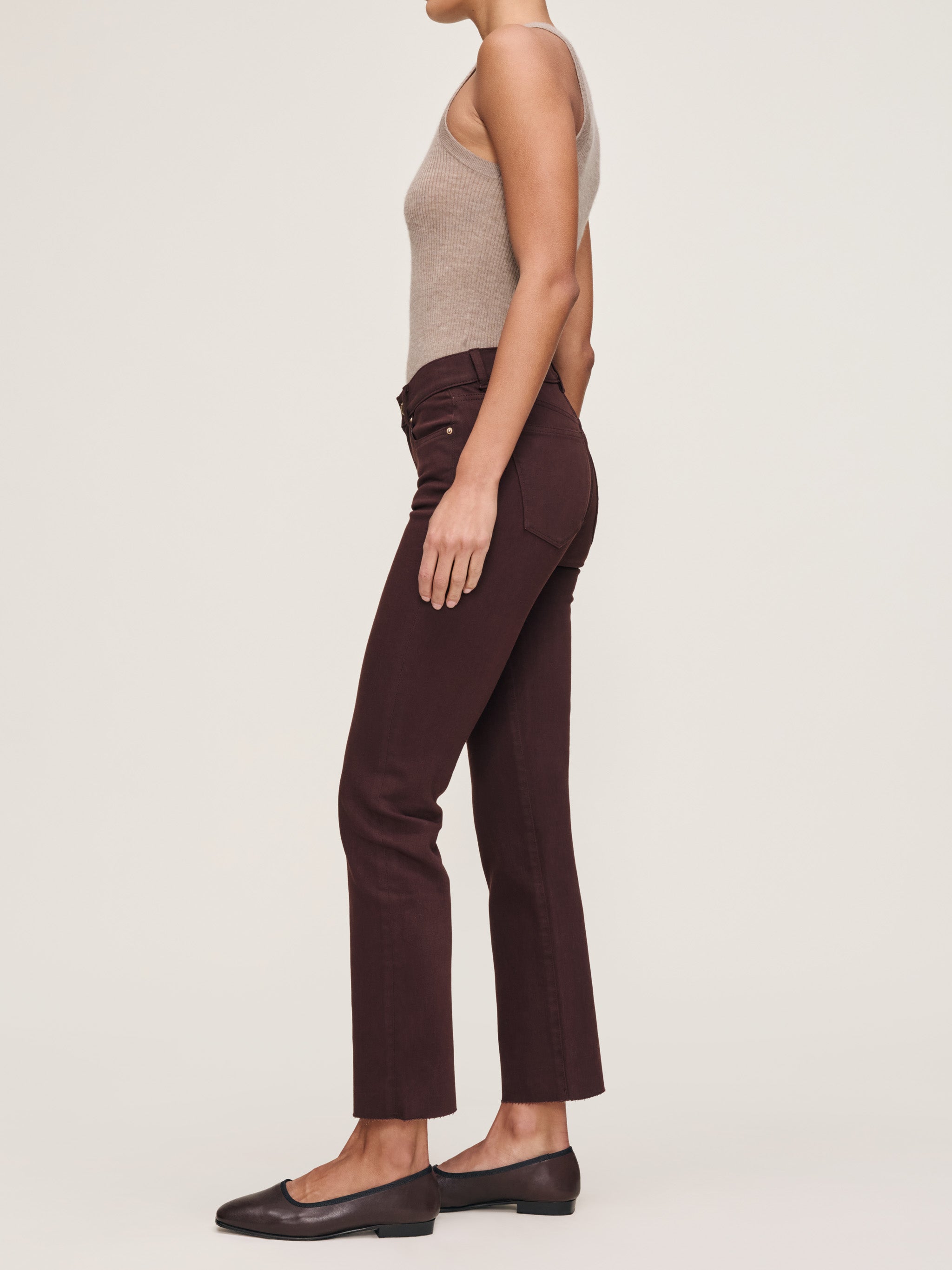 Mara Straight Mid Rise Instasculpt™ Ankle Jeans | Fig