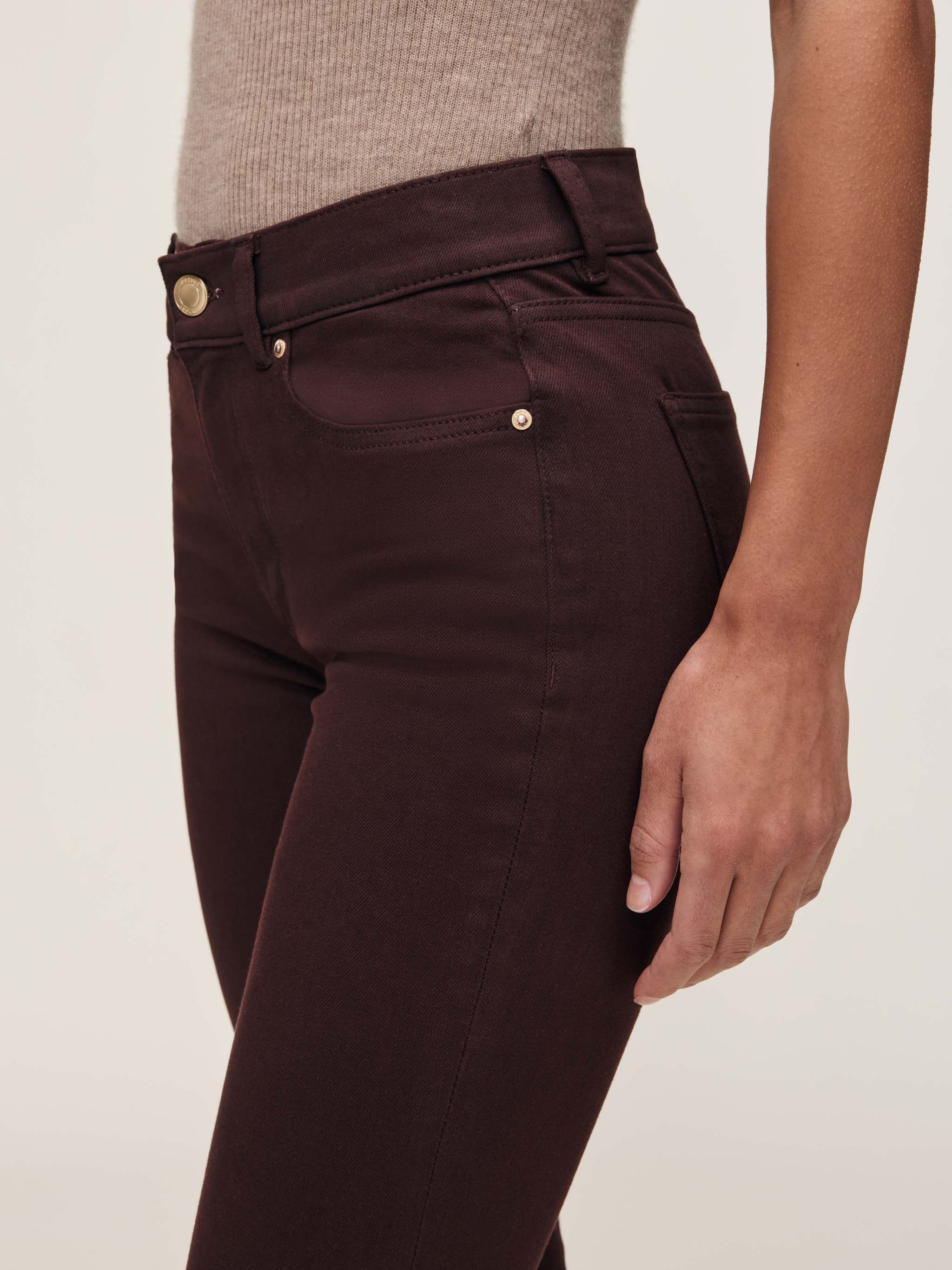 Mara Straight Mid Rise Instasculpt™ Ankle Jeans | Fig