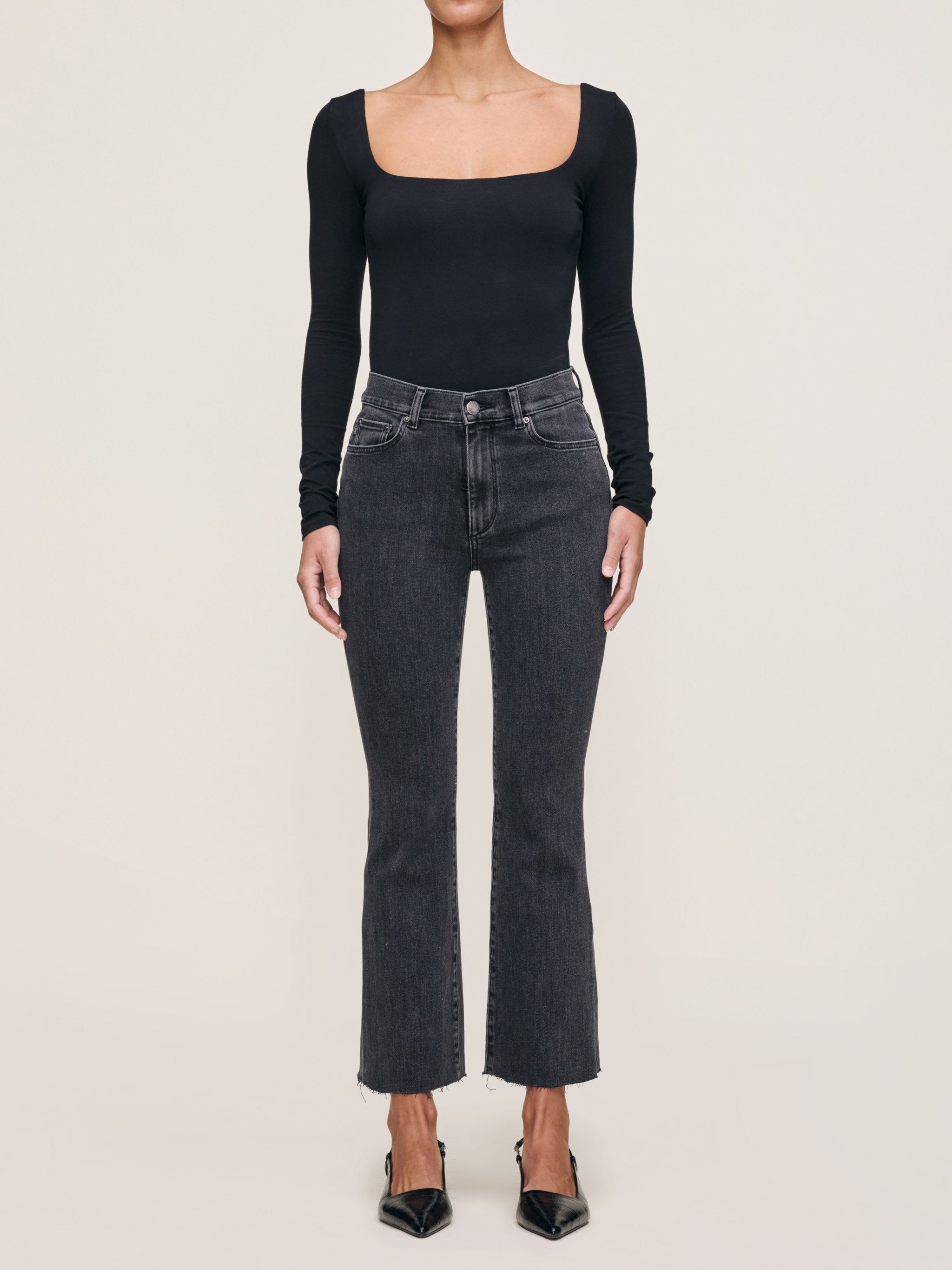 Bridget Boot High Rise Instasculpt™ Crop Jeans | Nightshade