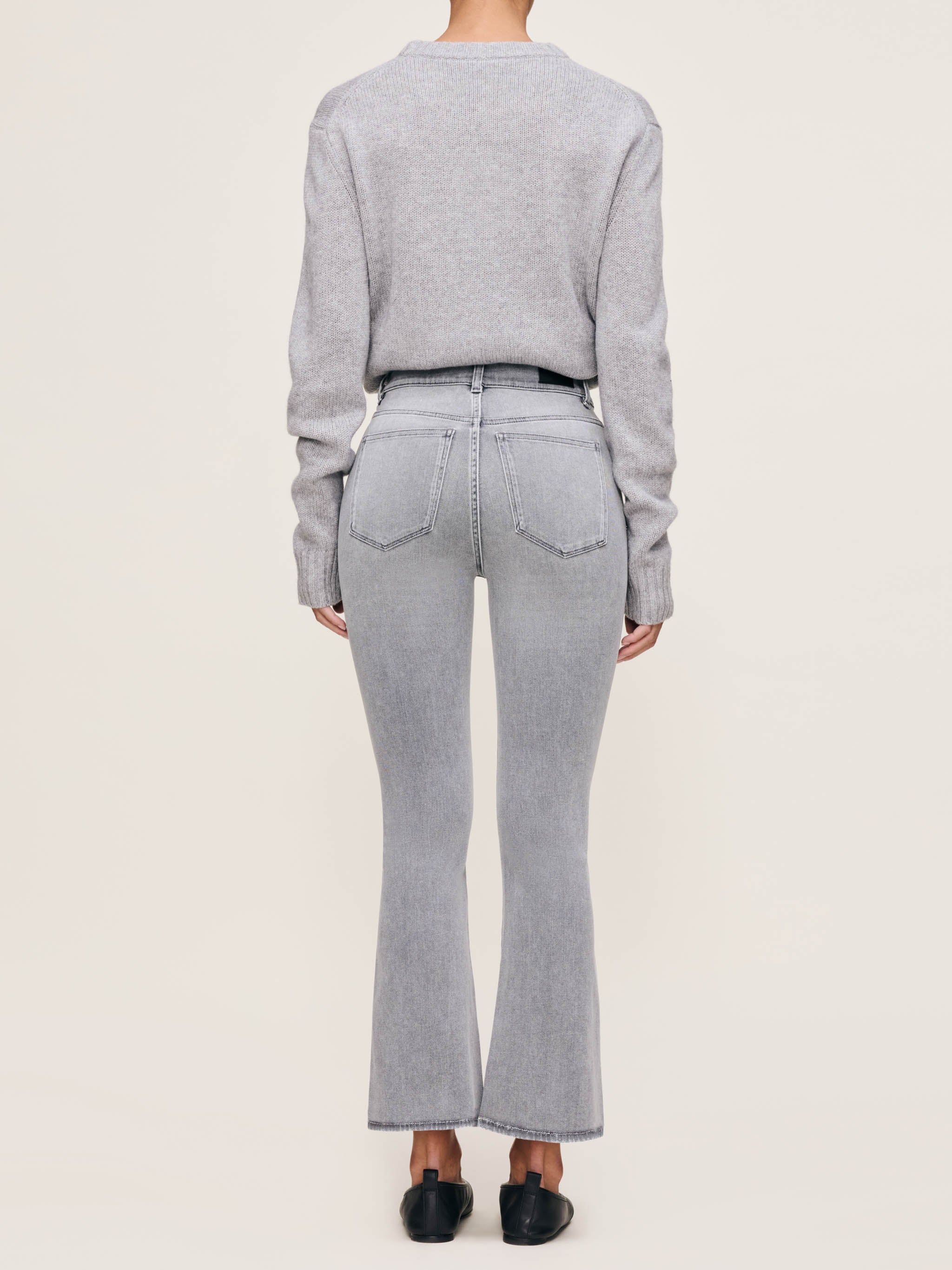 Bridget Boot High Rise Instasculpt™ Crop Jeans | Grey Cove