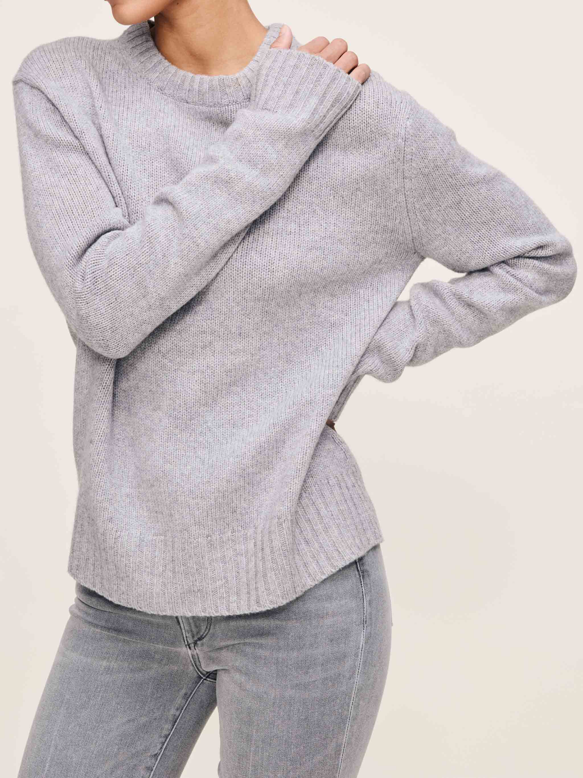 Crewneck Women Sweater | Ashen