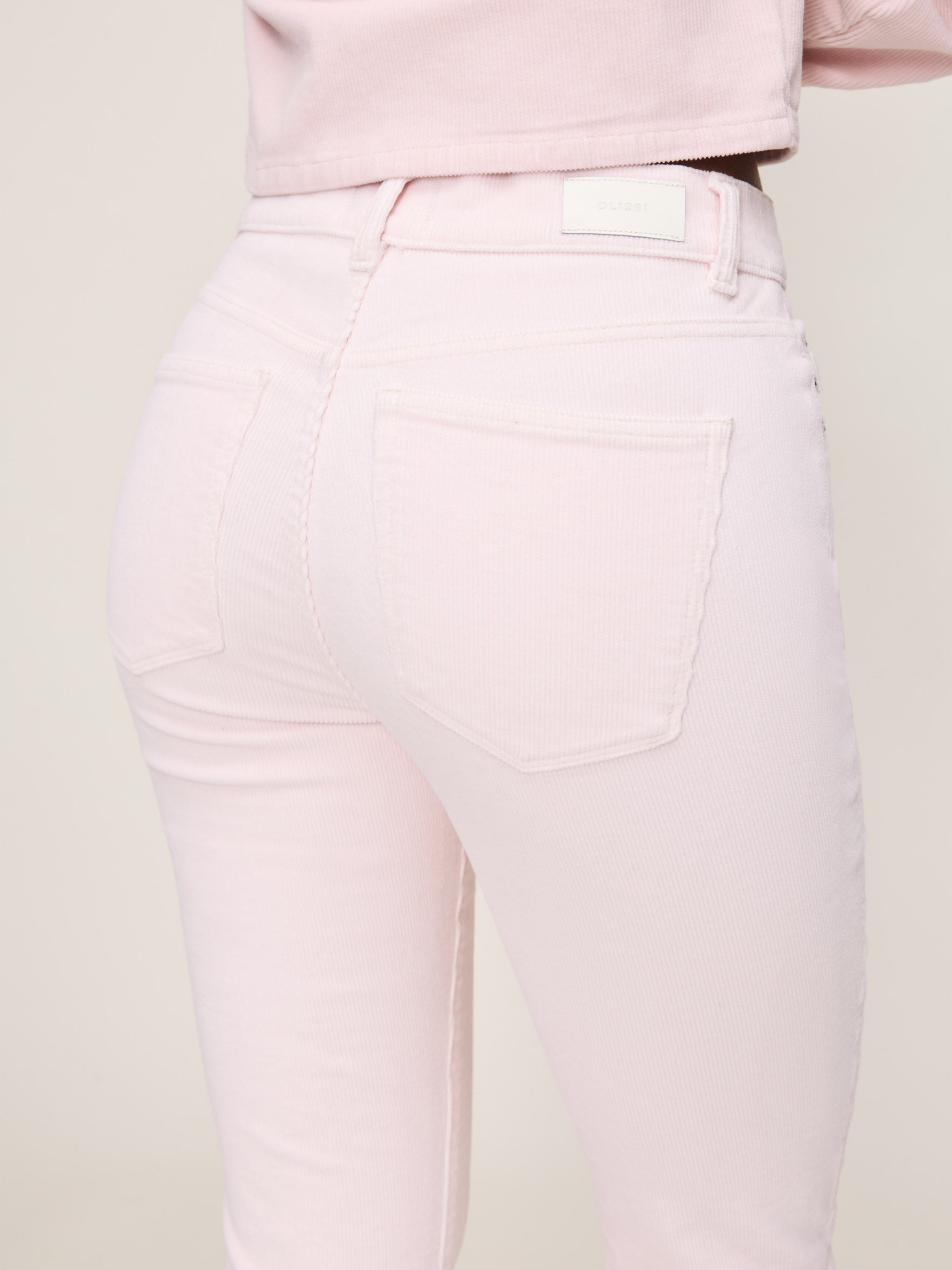 women's bootcut pink jean