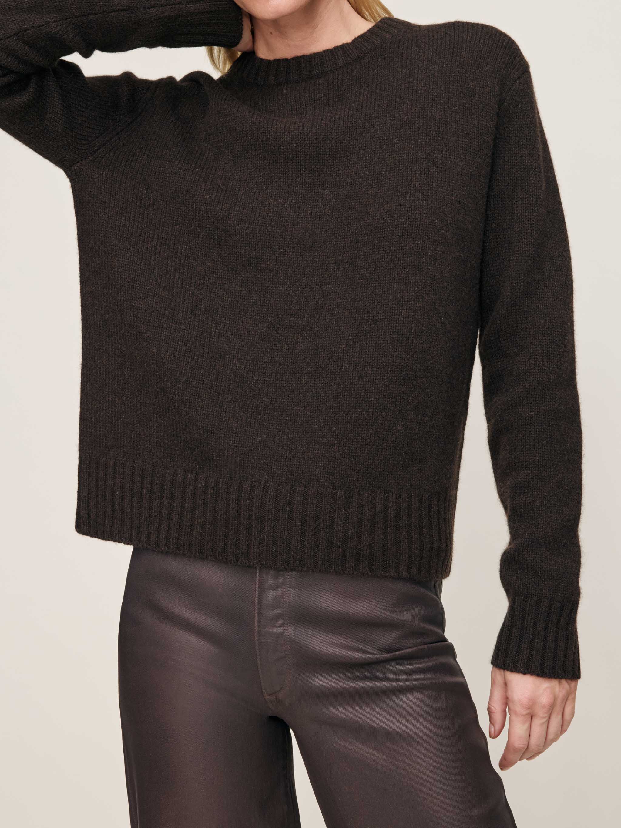 Crewneck Women Sweater | Umber