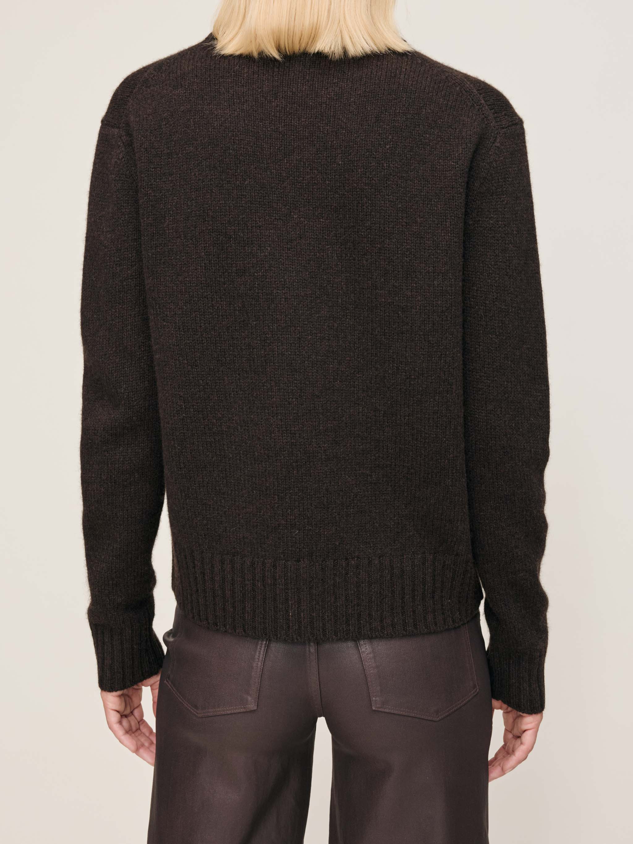 Crewneck Women Sweater | Umber