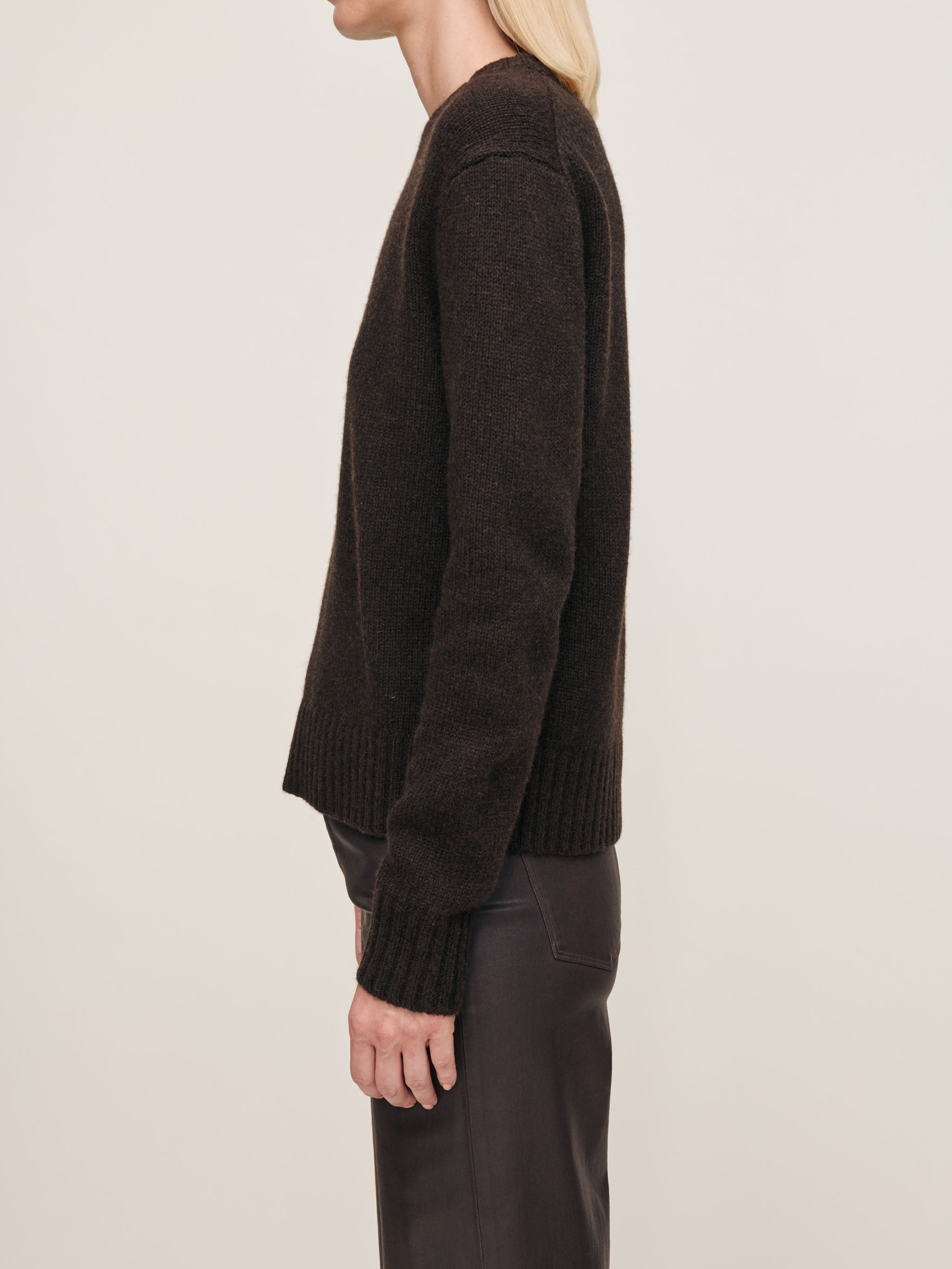 Crewneck Women Sweater | Umber