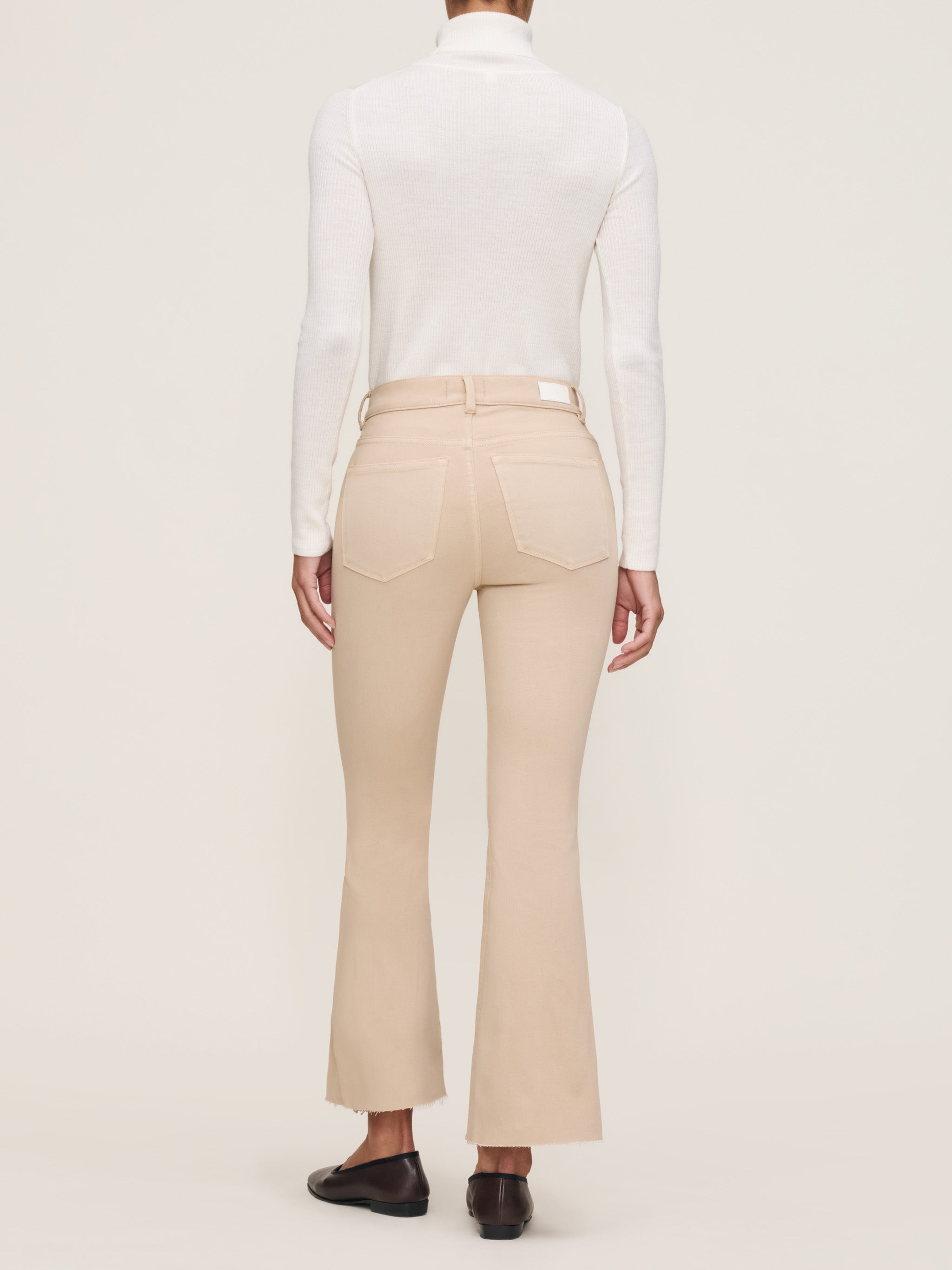 Women's bootcut khaki jean