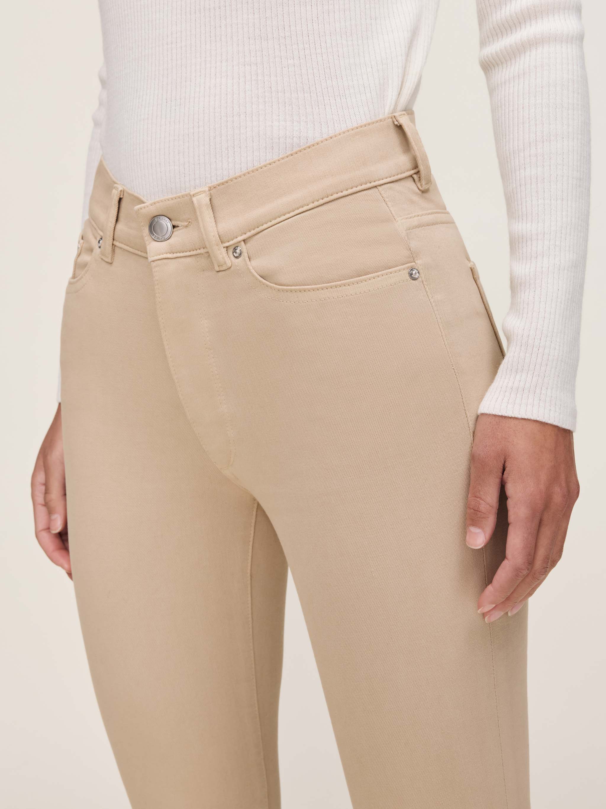 Women's bootcut khaki jean