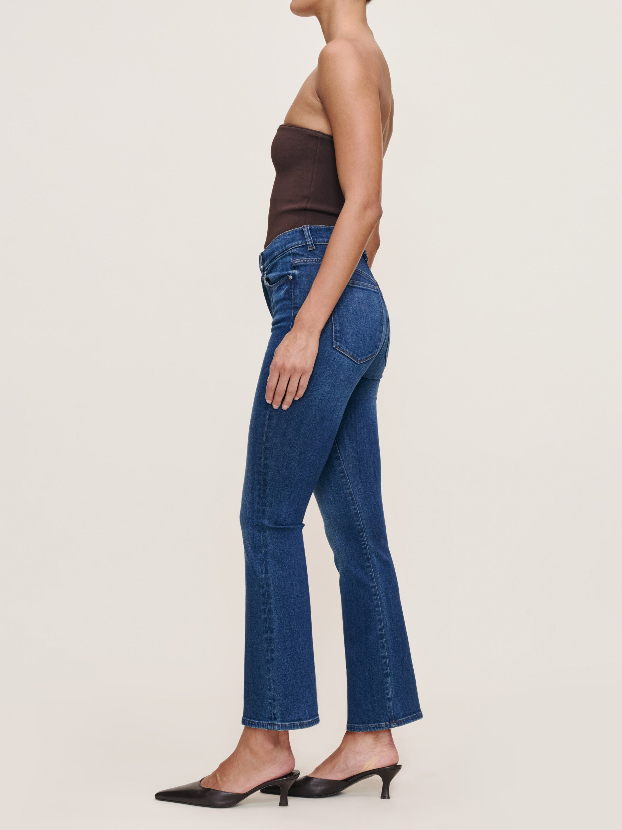 women's bootcut blue jean