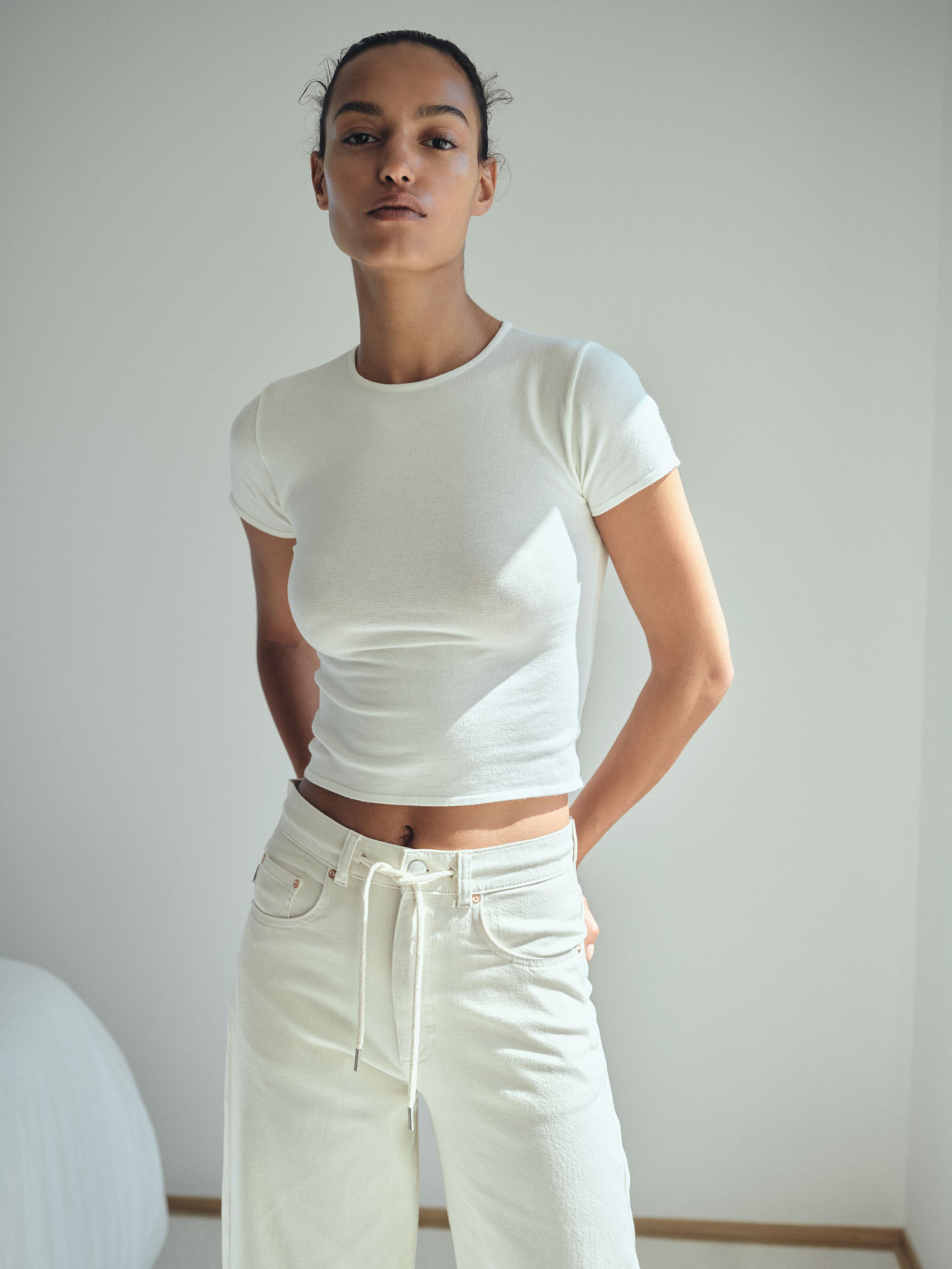 Instasculpt™ Tee | Cream
