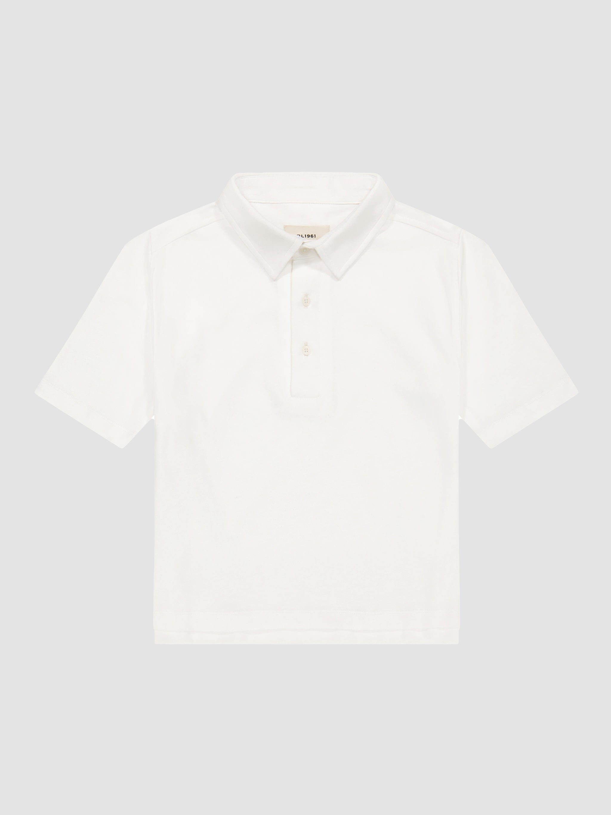 Short Sleeve Polo | White