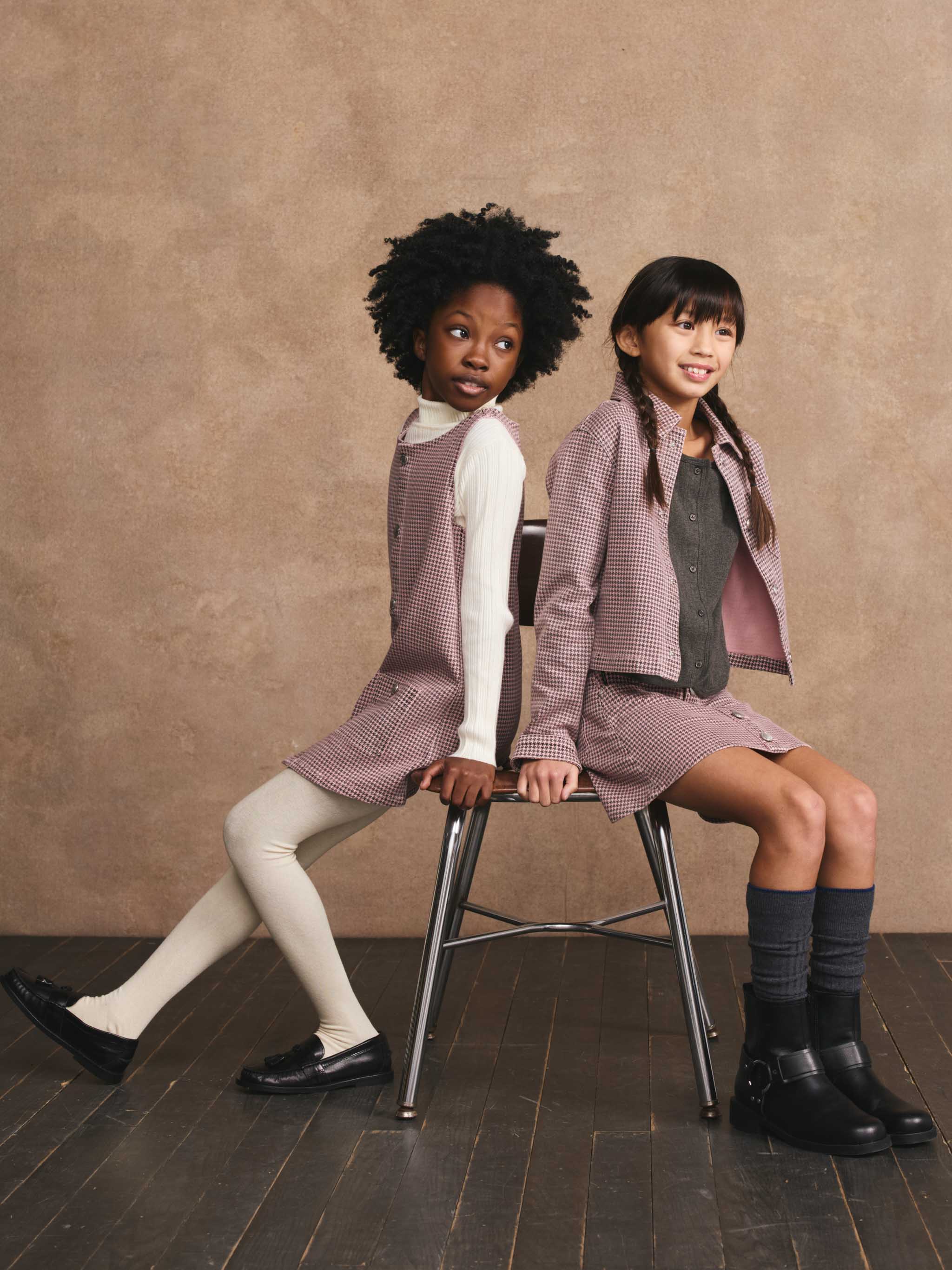 Manning Jacket | Pink Houndstooth