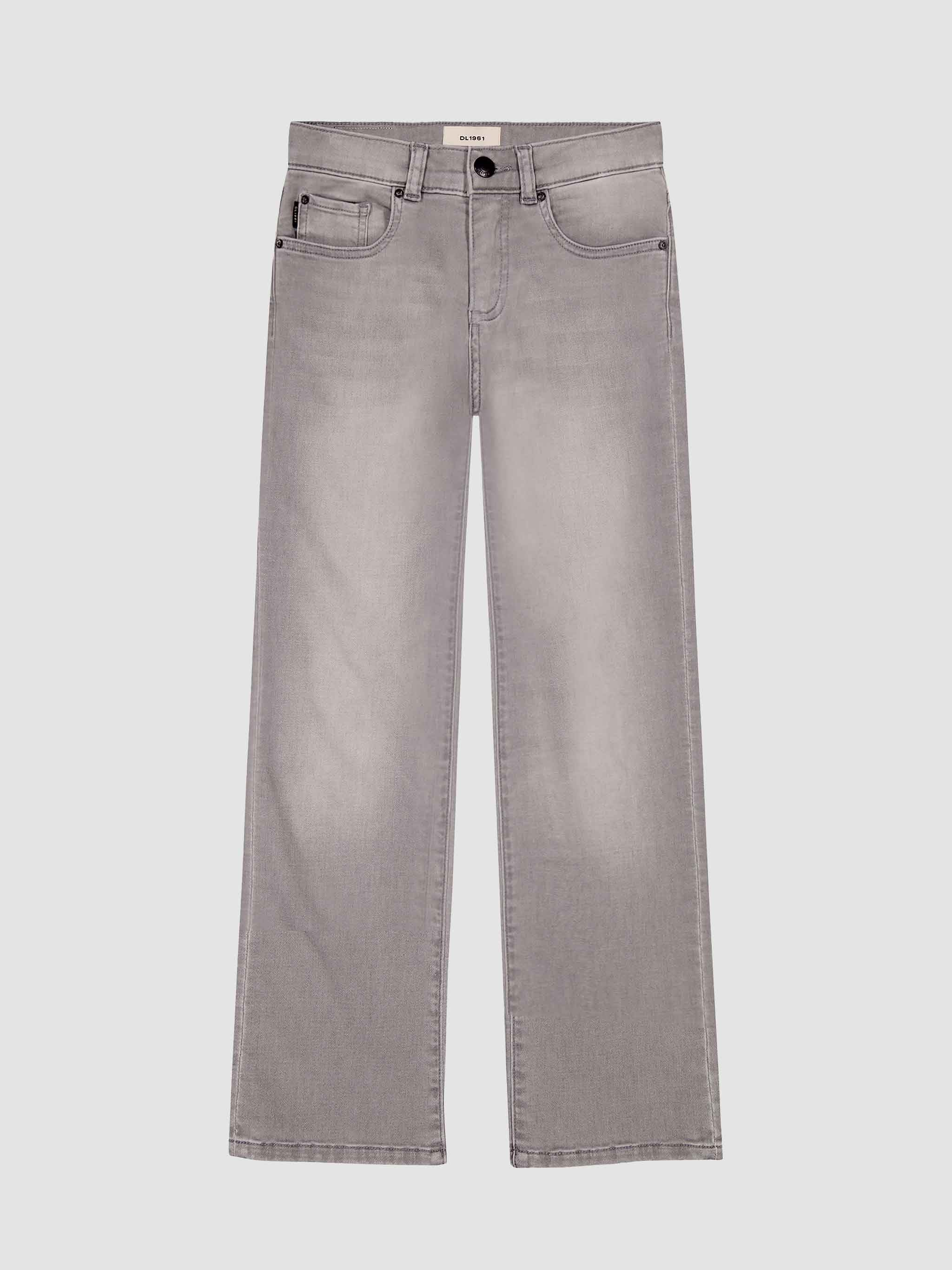 Benji Straight Pants | Washed Grey Knit