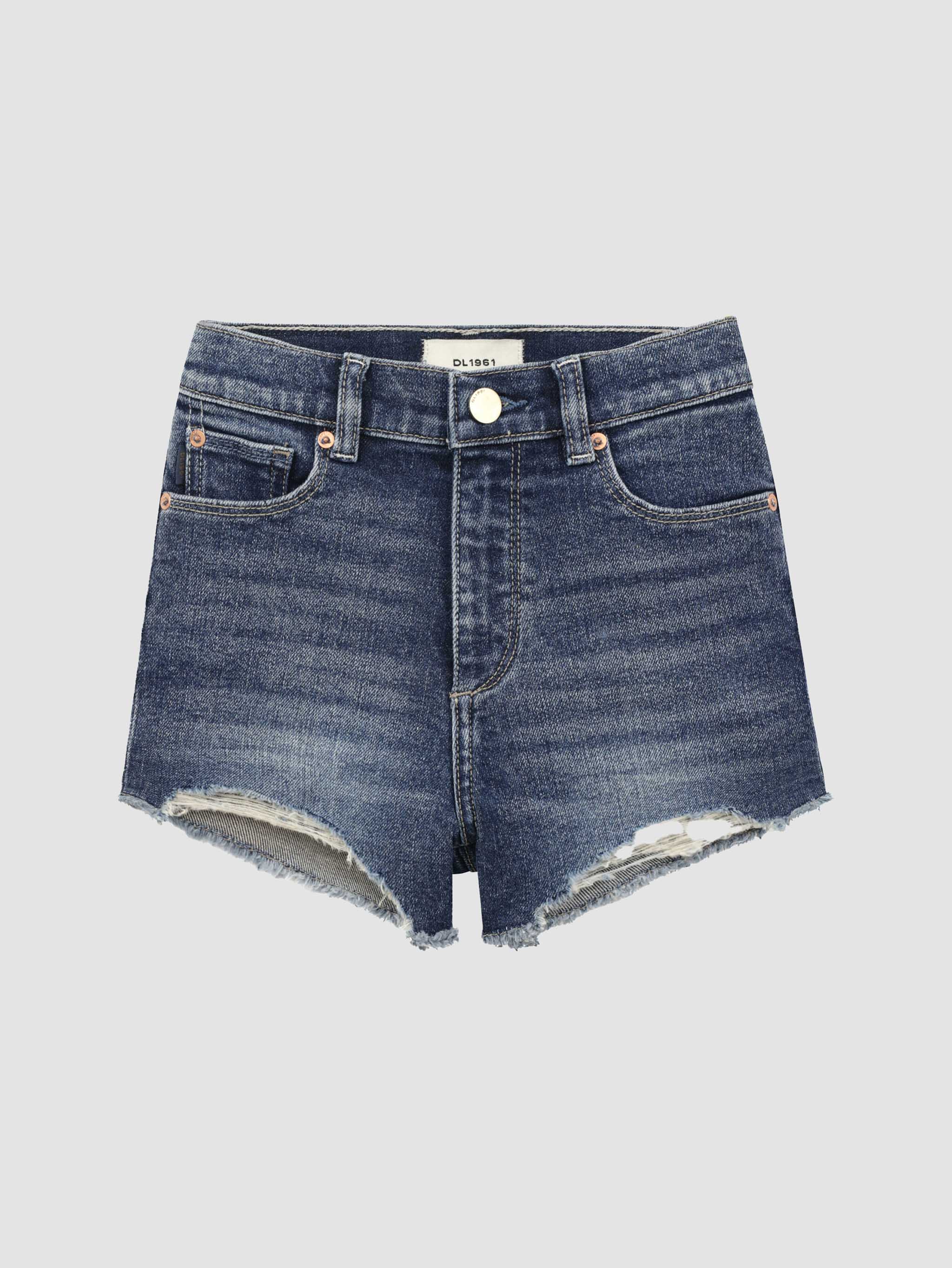 Lucy Shorts High Rise Cut Off | Palmwood