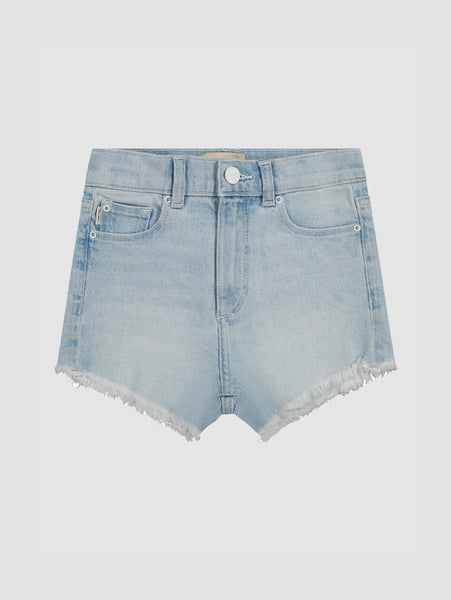★E.B.M★ Stonewashed denim shorts EMP2DPT030 27258_LUCYHIGHRISE_POOLSIDE_01
