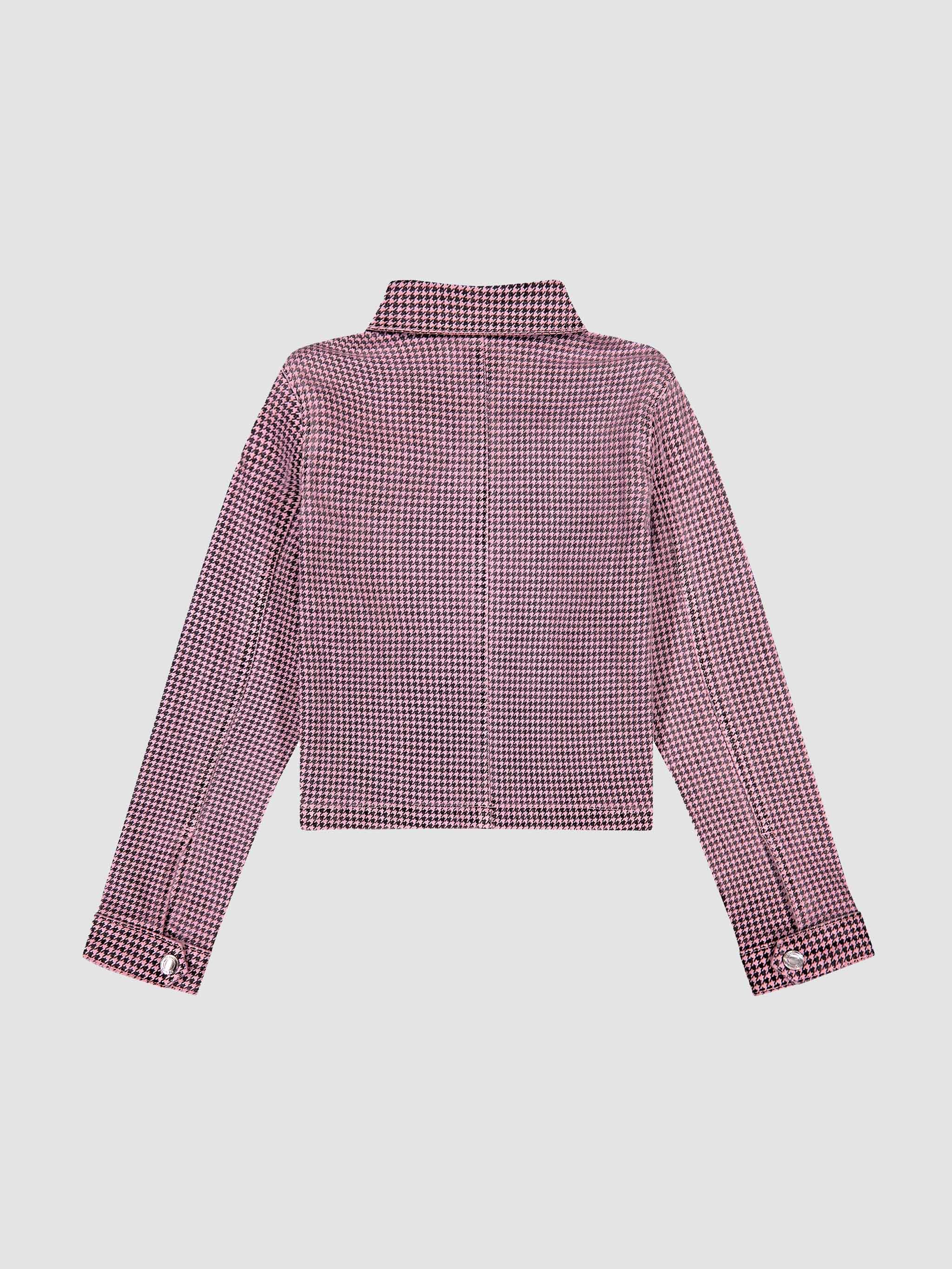 Manning Jacket | Pink Houndstooth