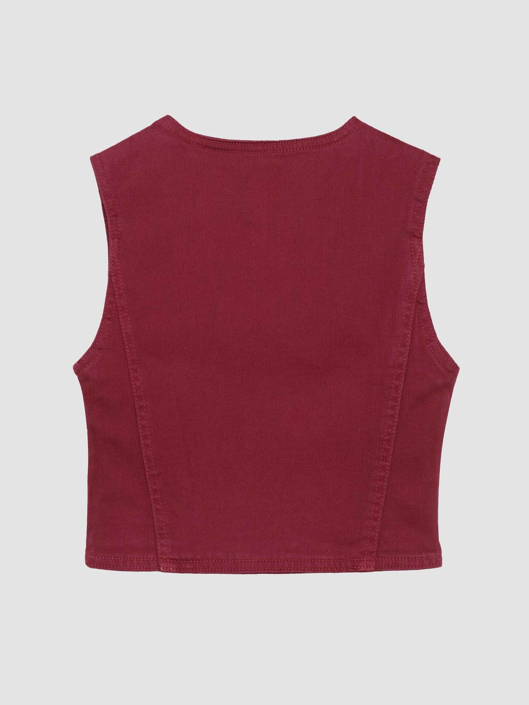 Zizi Vest | Crimson