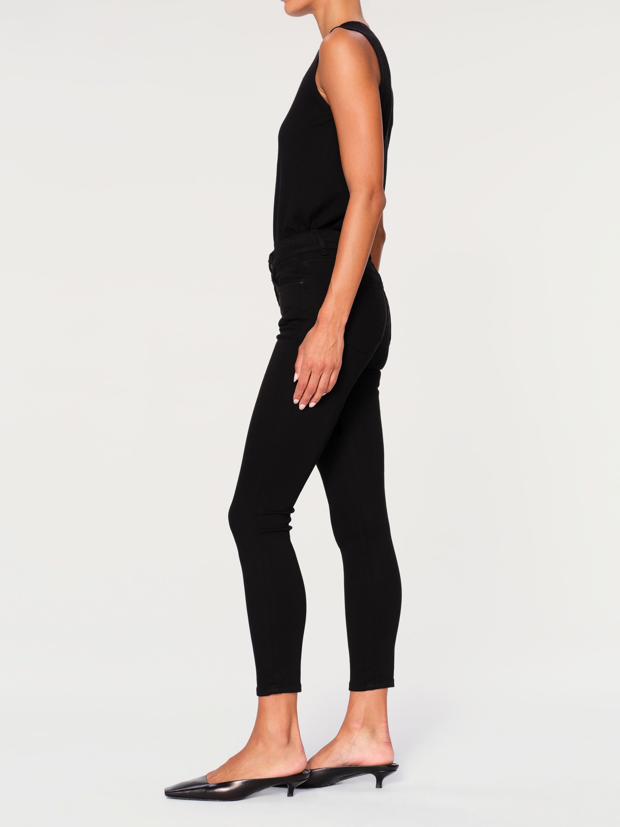 Florence Skinny Mid Rise Instasculpt™ Crop Jeans | Hail